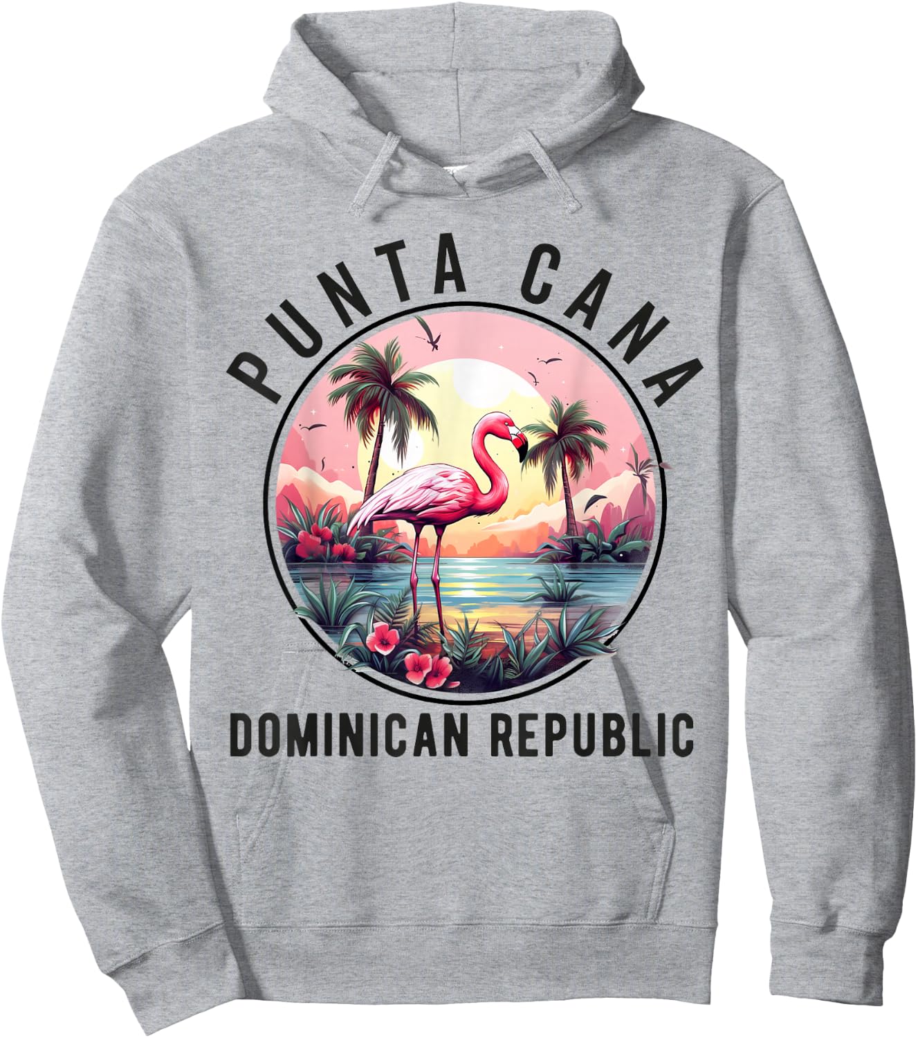 Punta Cana 2025 Family Vacation Matching Dominican Republic Hoodie - Hoodie | Ash