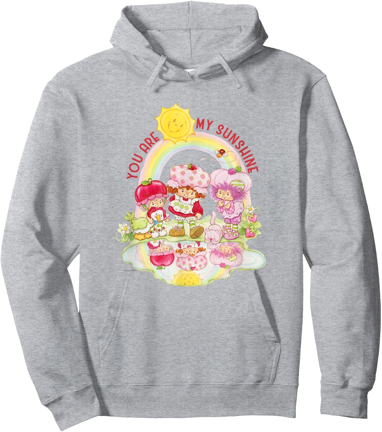 Strawberry Shortcake Group Shot You are My Sunshine Hoodie - Hoodie | Ash