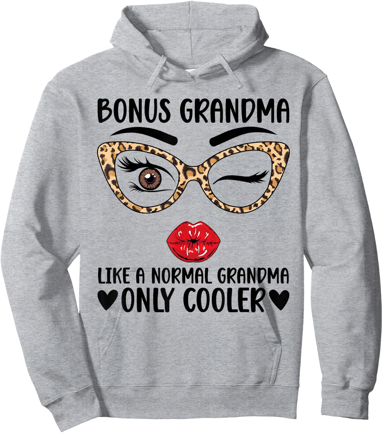 Bonus Grandma Cool Bonus Grandmother Step Grandma Hoodie - Hoodie | Ash