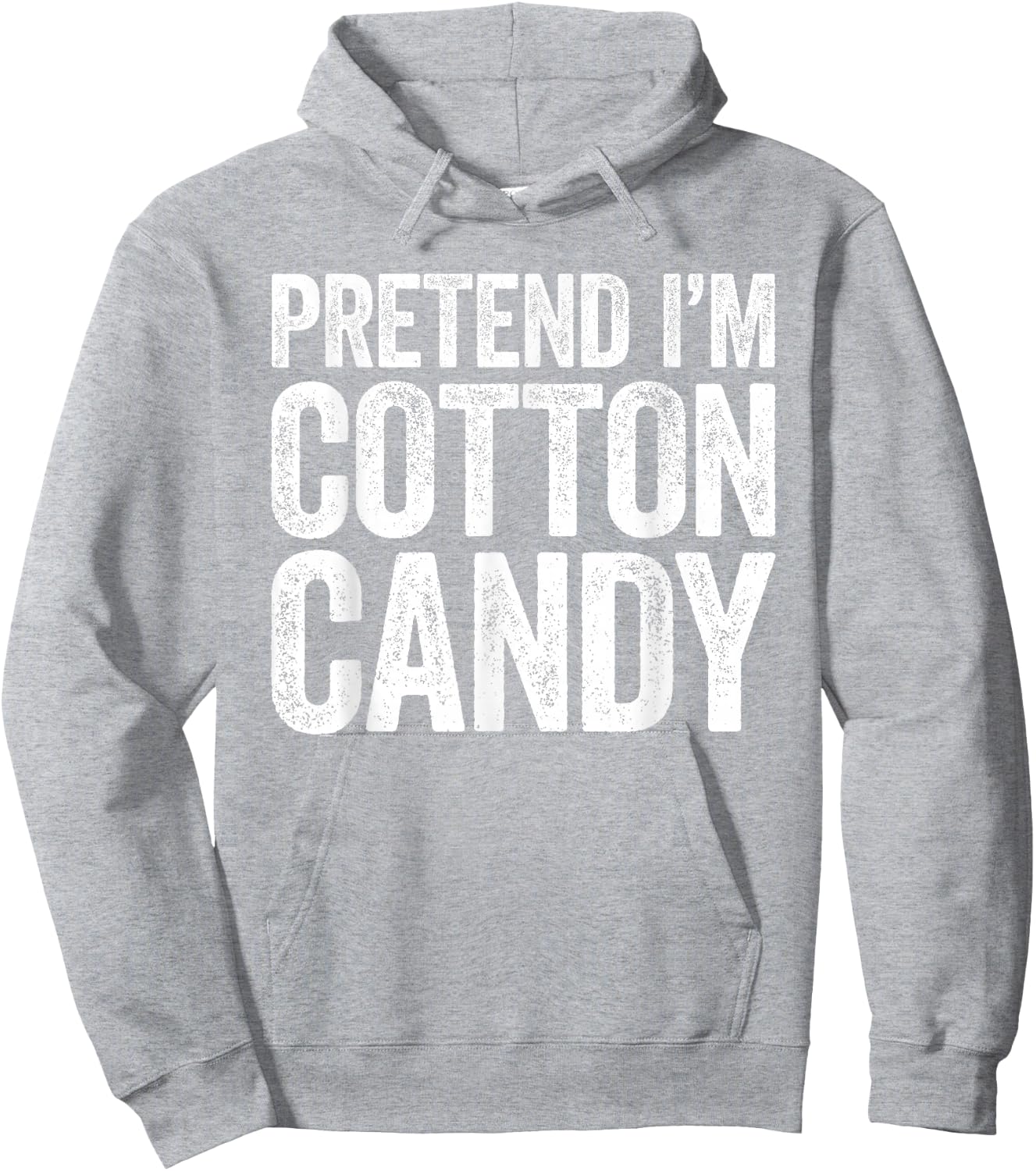 Pretend I'm Cotton Candy Shirt Adult Kids Men Women Costume Hoodie - Hoodie | Ash
