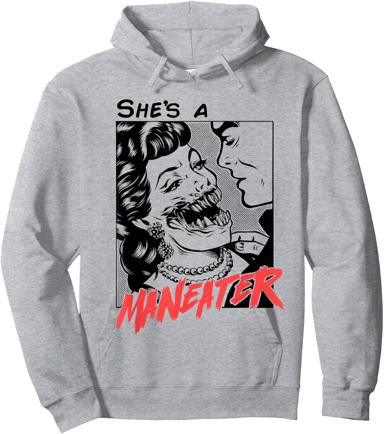 Maneater Hoodie - Hoodie | Ash