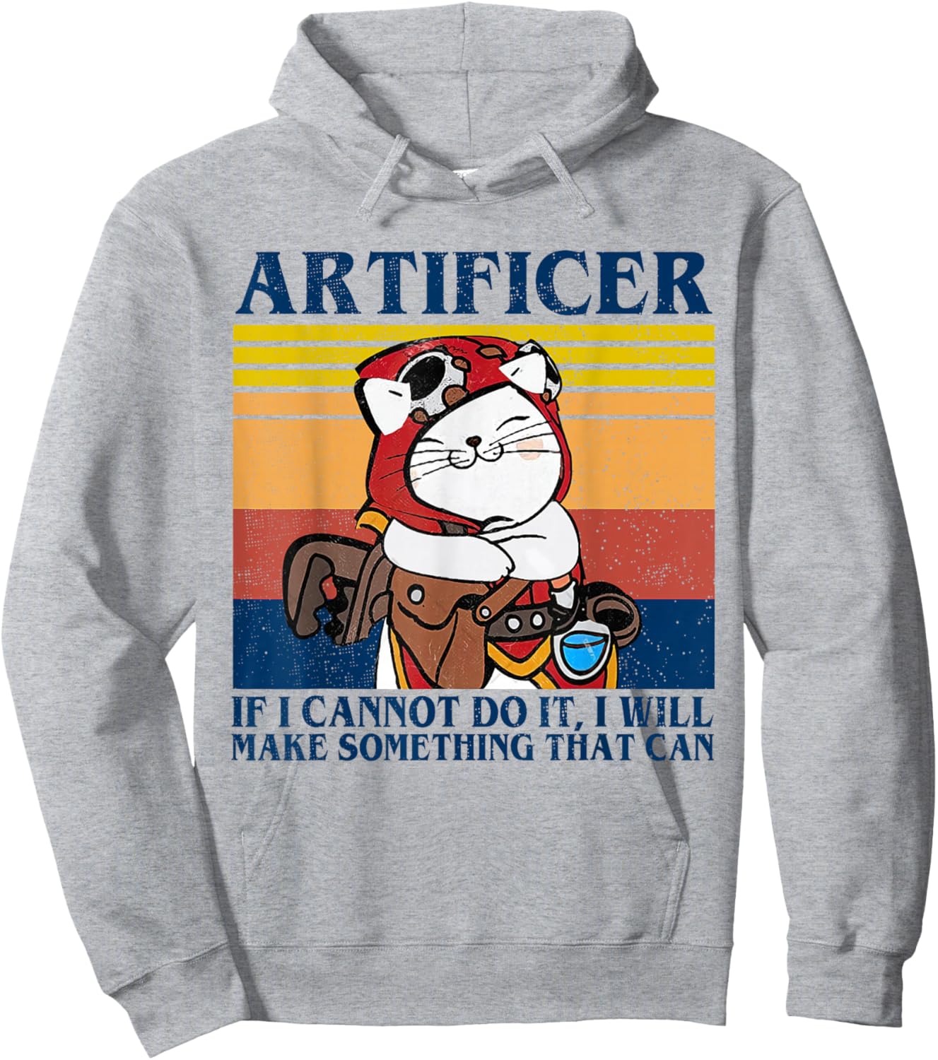Roleplaying Dice Gamer Dragon Artificer Make Something Can Hoodie - Hoodie | Ash