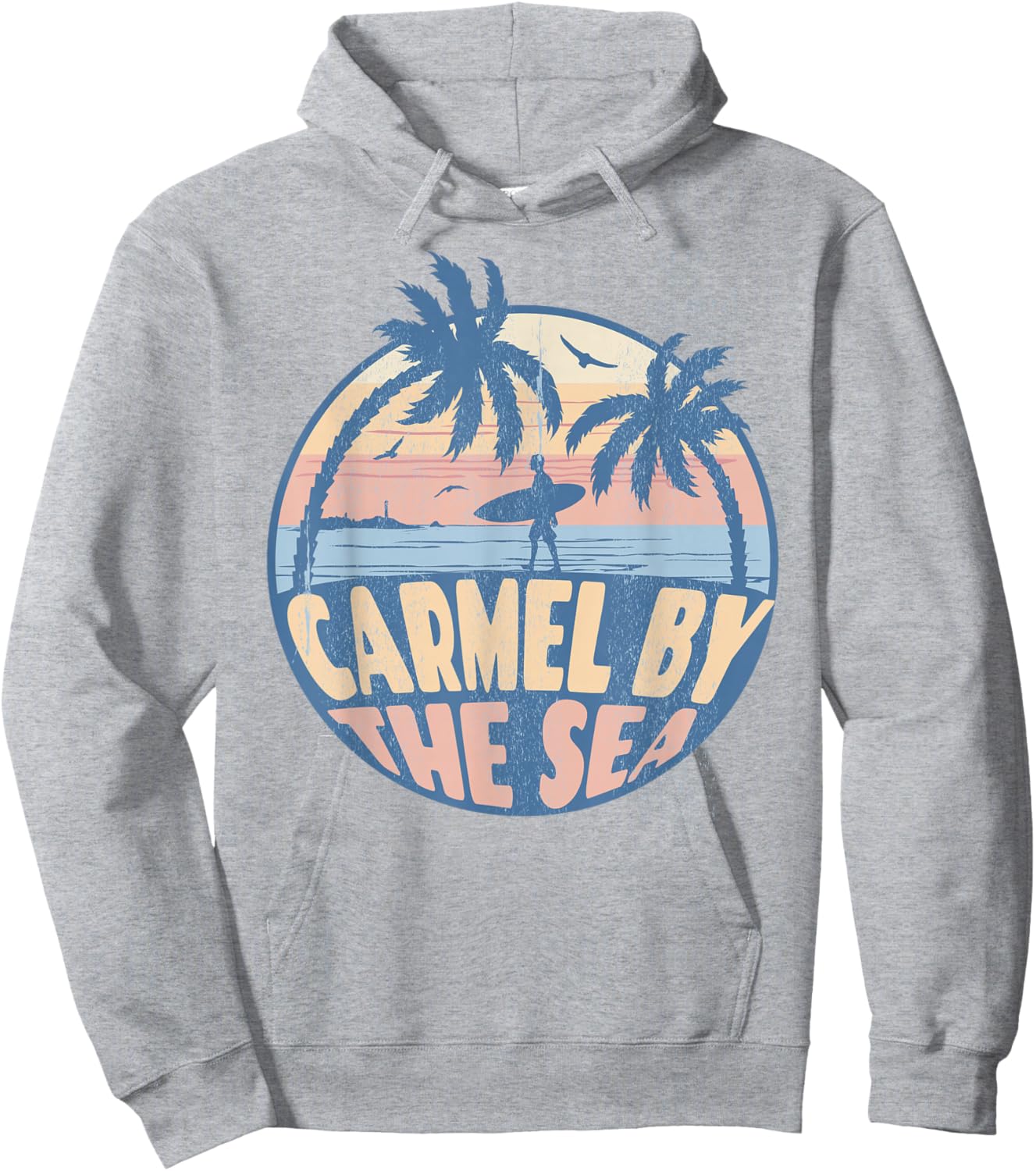 Carmel By The Sea California Beach Surf Summer Vacation Hoodie - Hoodie | Ash