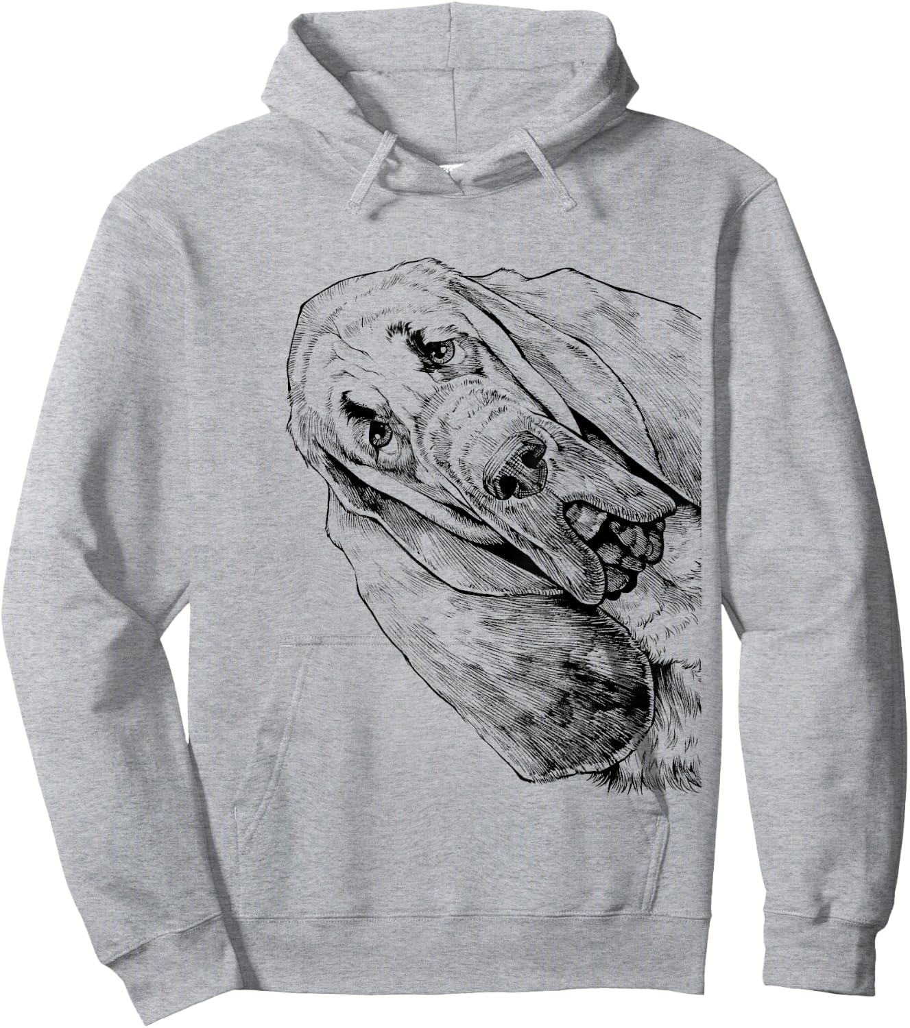 Bloodhound Mom Dog Dad My Dog Tilts His Head Just Like You Men Women Kids Hoodie - Hoodie | Ash