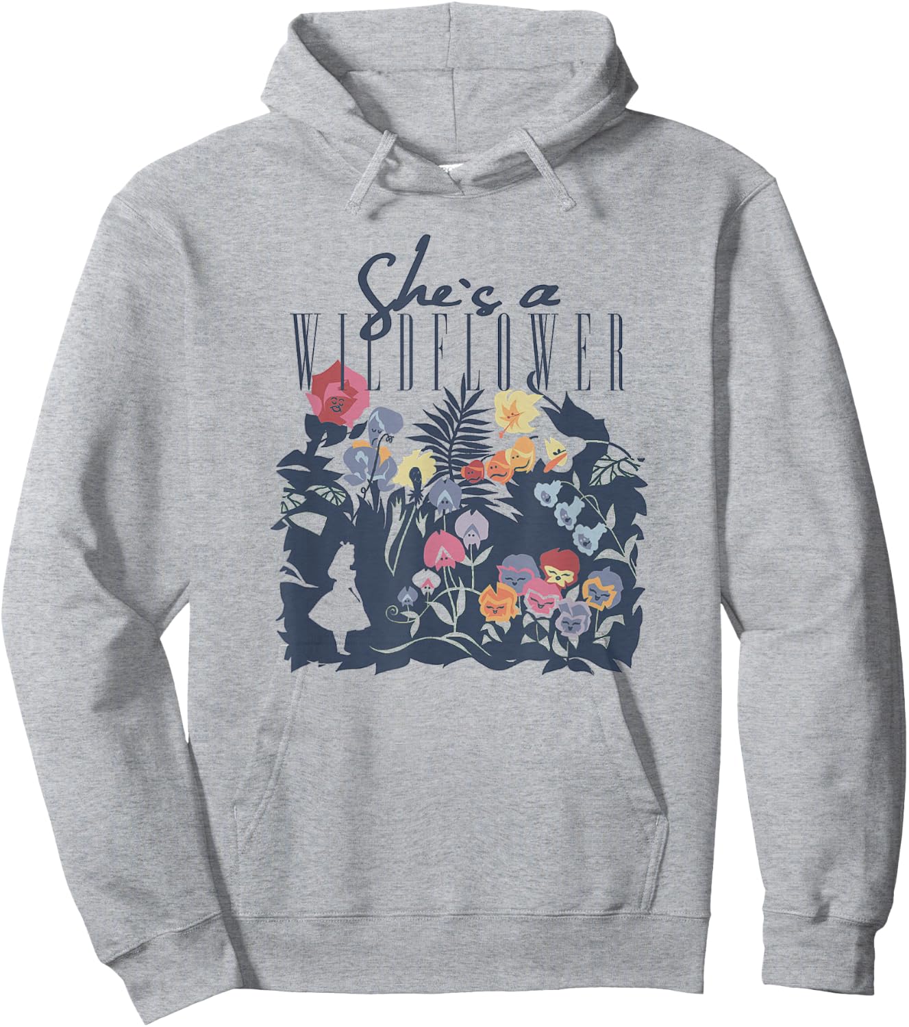 Disney Alice in Wonderland She's A Wildflower Hoodie - Hoodie | Ash