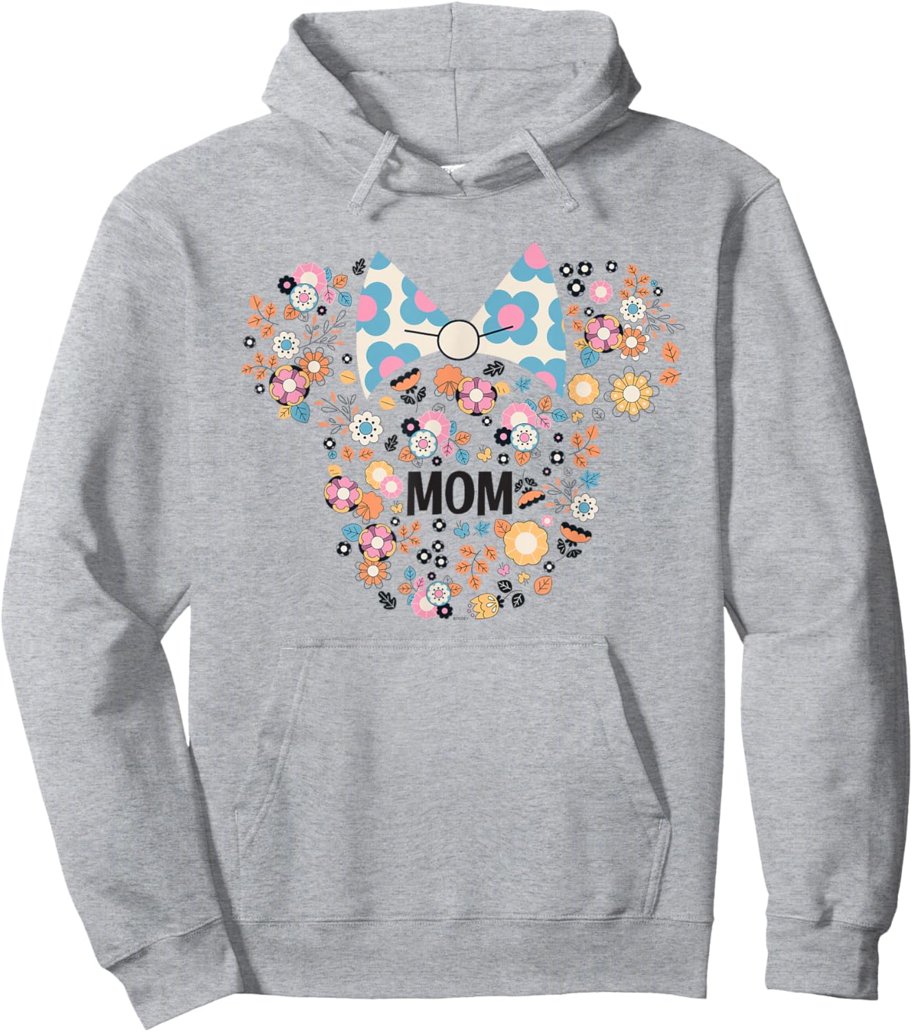 Disney Minnie Mouse Disney Mom Icon Flowers Mother’s Day Small Hoodie - Hoodie | Ash