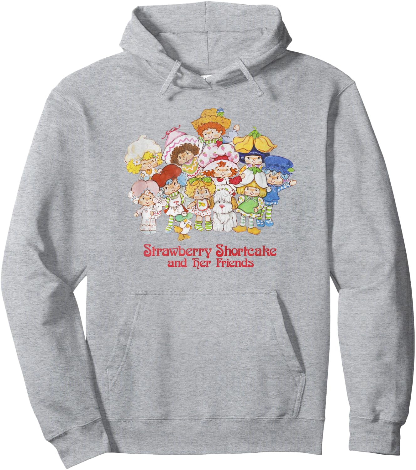 Strawberry Shortcake and Her Friends Poster Hoodie - Hoodie | Ash