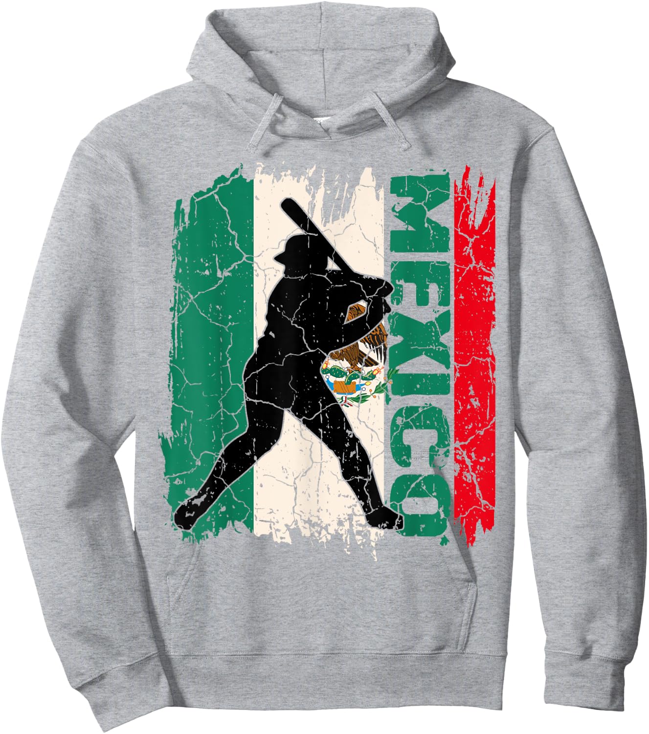 Cinco De Mayo Baseball Mexico Shirt Mexican Flag Kid Boy Men Hoodie - Hoodie | Ash