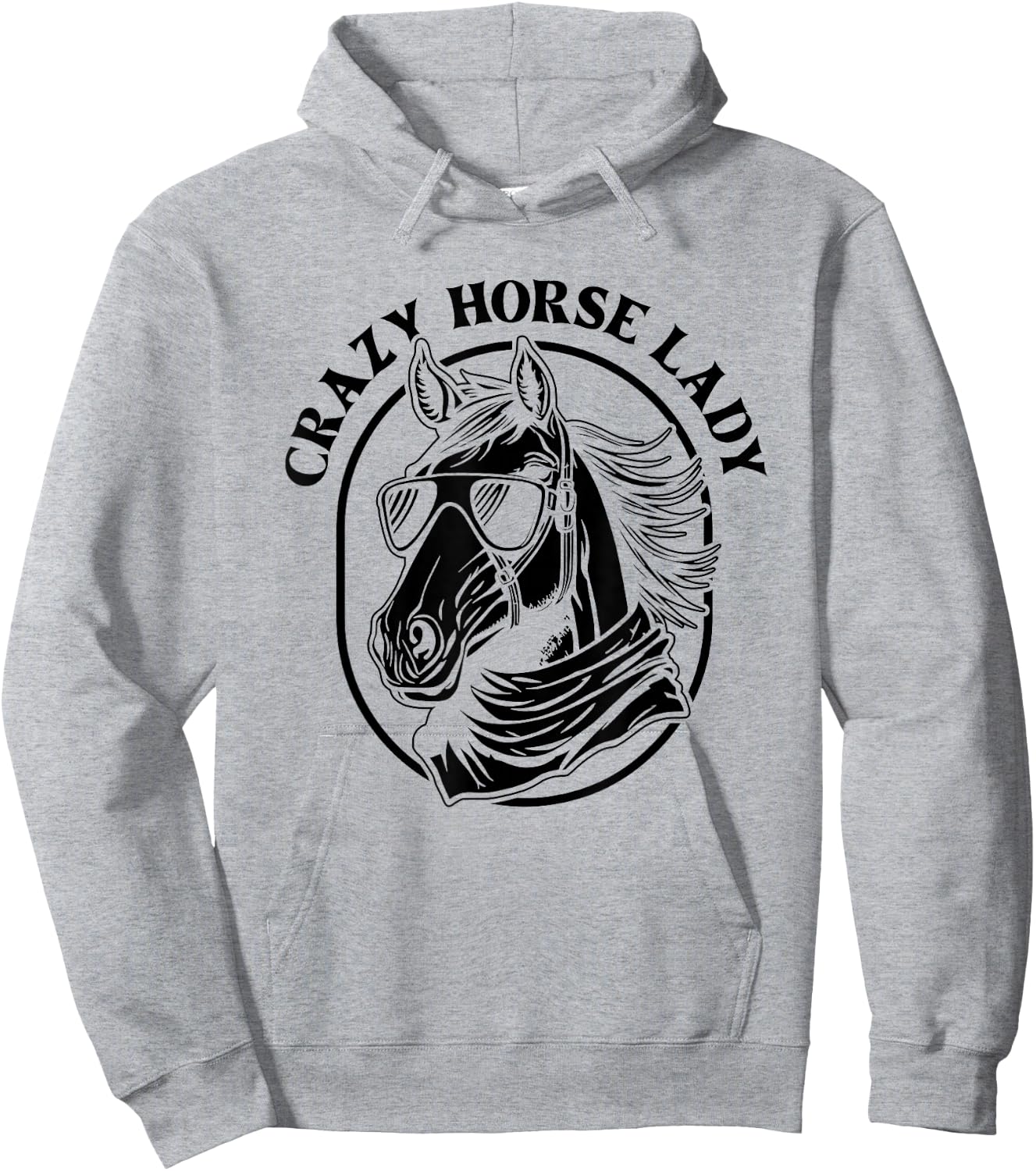 Equestrian Horse Riding Horse Hoodie - Hoodie | Ash