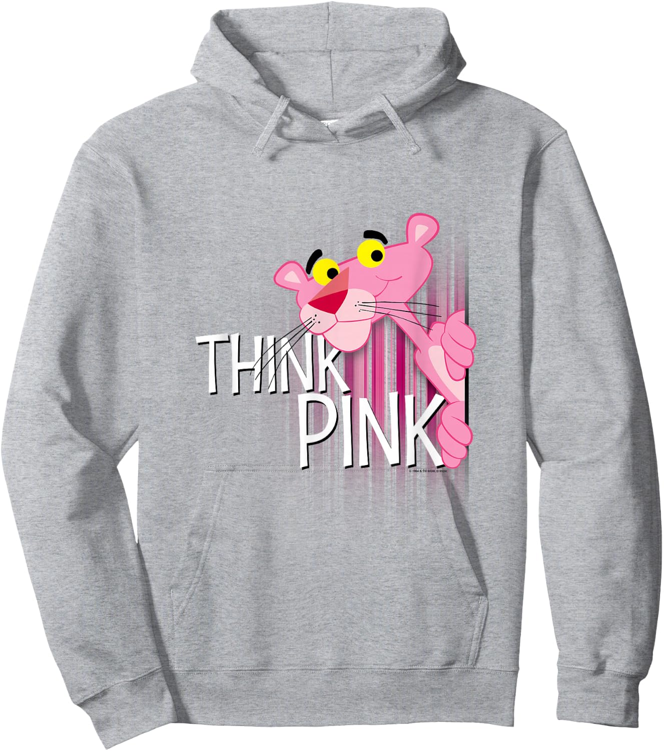 Pink Panther Think Pink Hoodie - Hoodie | Ash