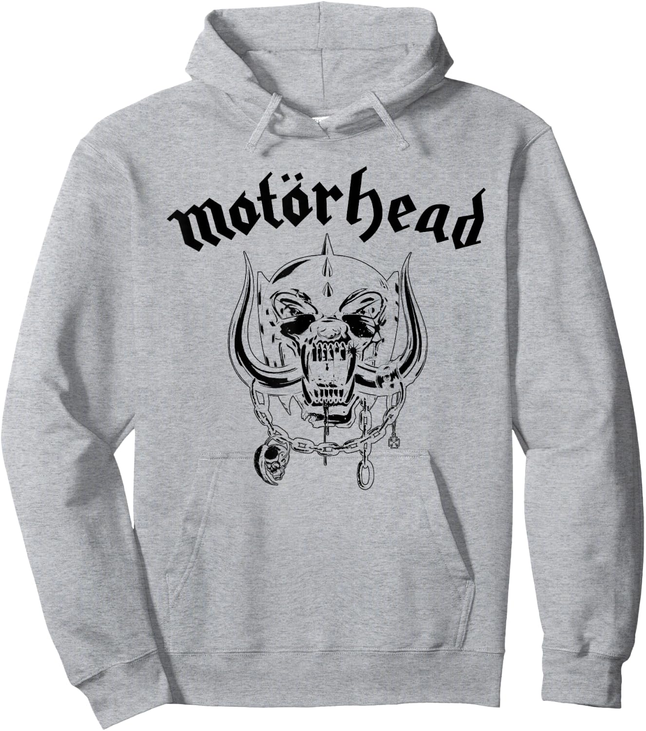 Motörhead – Flat Warpig White Hoodie - Hoodie | Ash