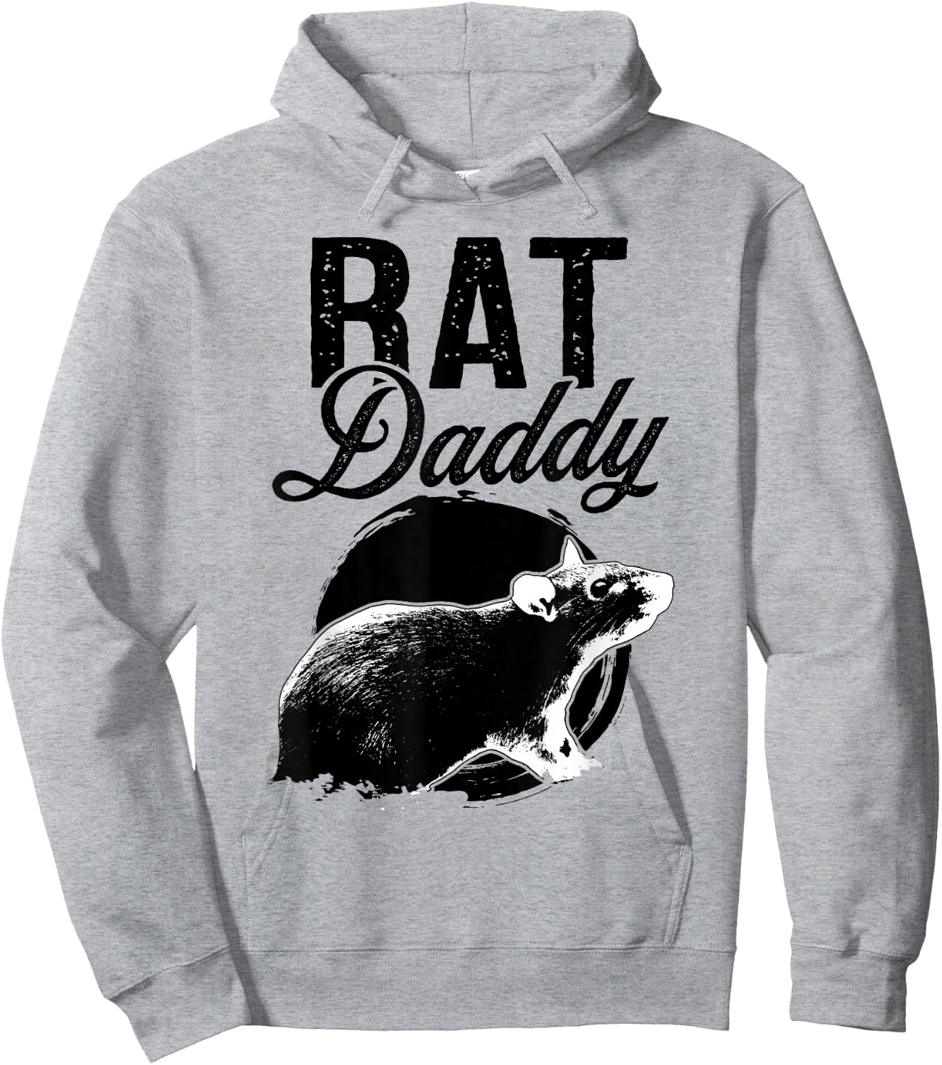 Rat Daddy Father - Dad Rat Hoodie - Hoodie | Ash