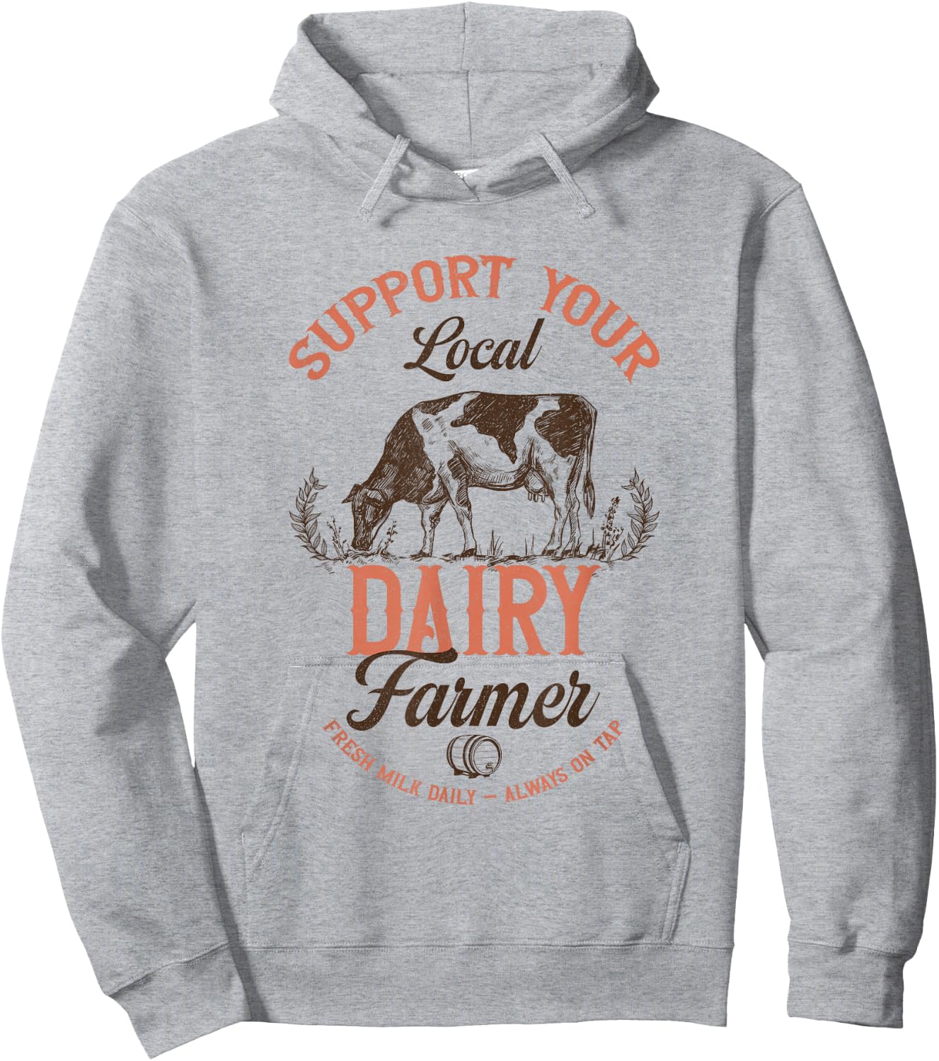 Funny Breast feeding Moms Saying New Moms Breastmilk On Tap Hoodie - Hoodie | Ash