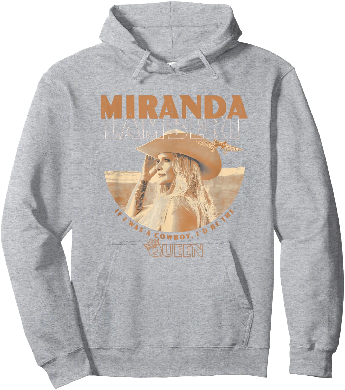 Miranda Lambert Cowboy Hoodie - Hoodie | Ash