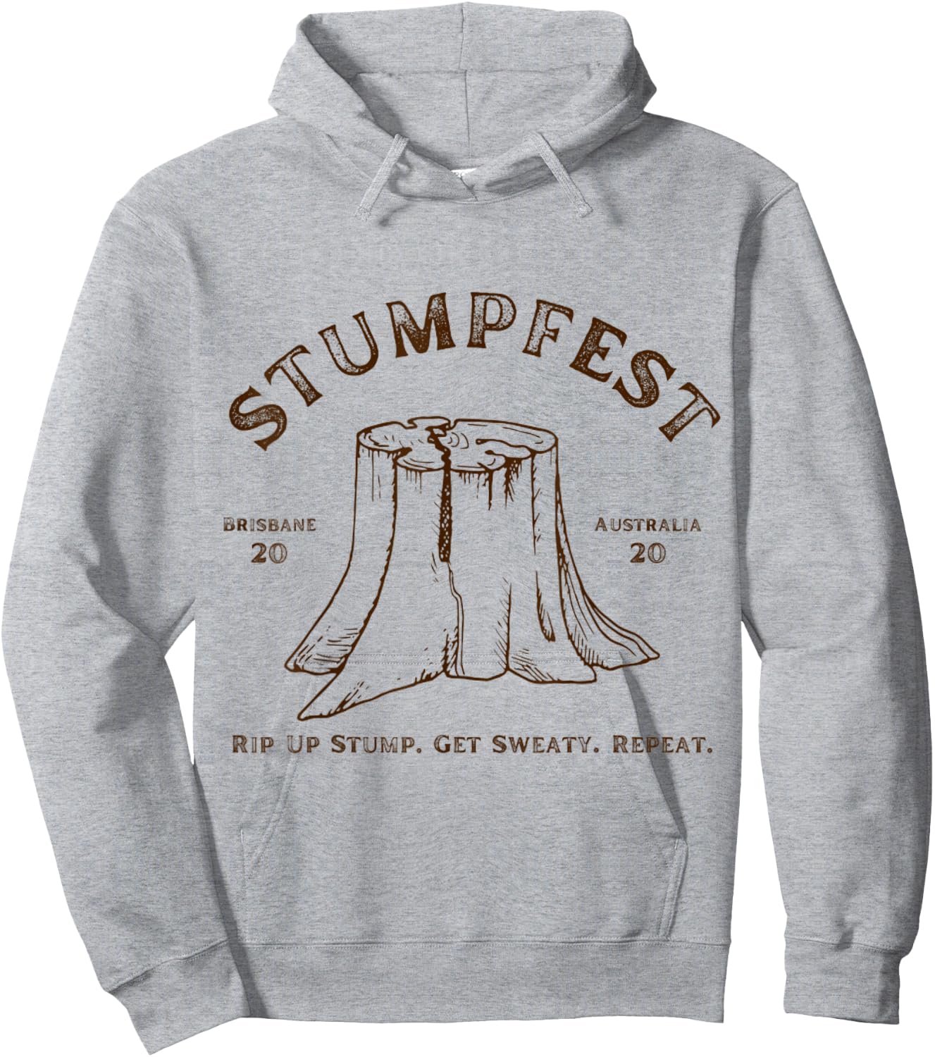Vintage STUMPFEST! Grey Vintage Distressed Modern Vintage Hoodie - Hoodie | Ash