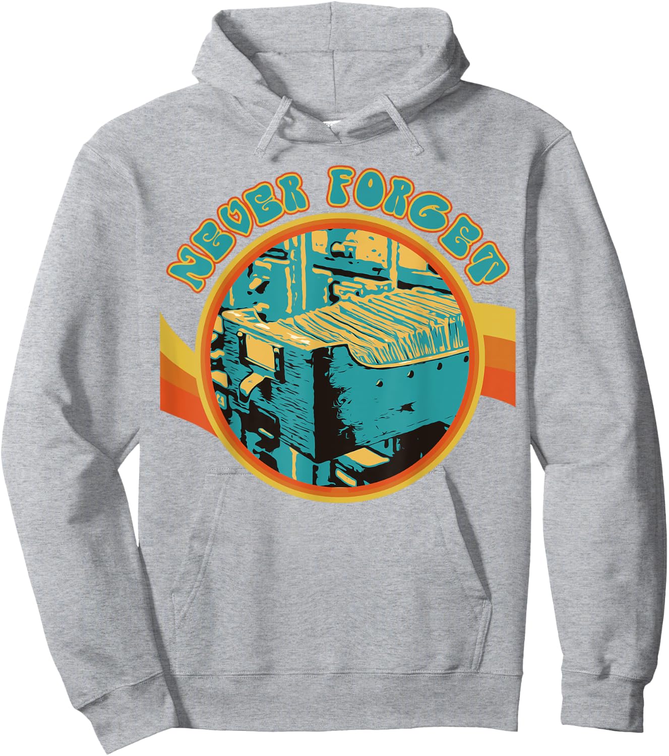Never Forget The Dewey Decimal System Card Catalog Cabinet Hoodie - Hoodie | Ash