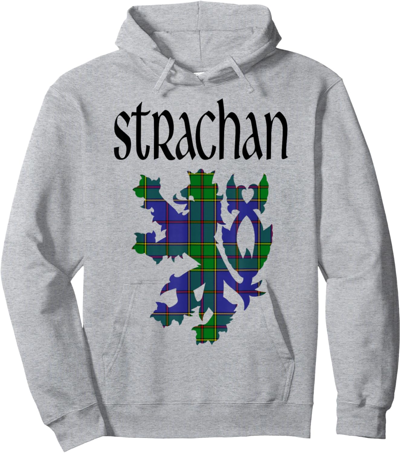 Clan Strachan Tartan Scottish Family Name Scotland Pride Hoodie - Hoodie | Ash