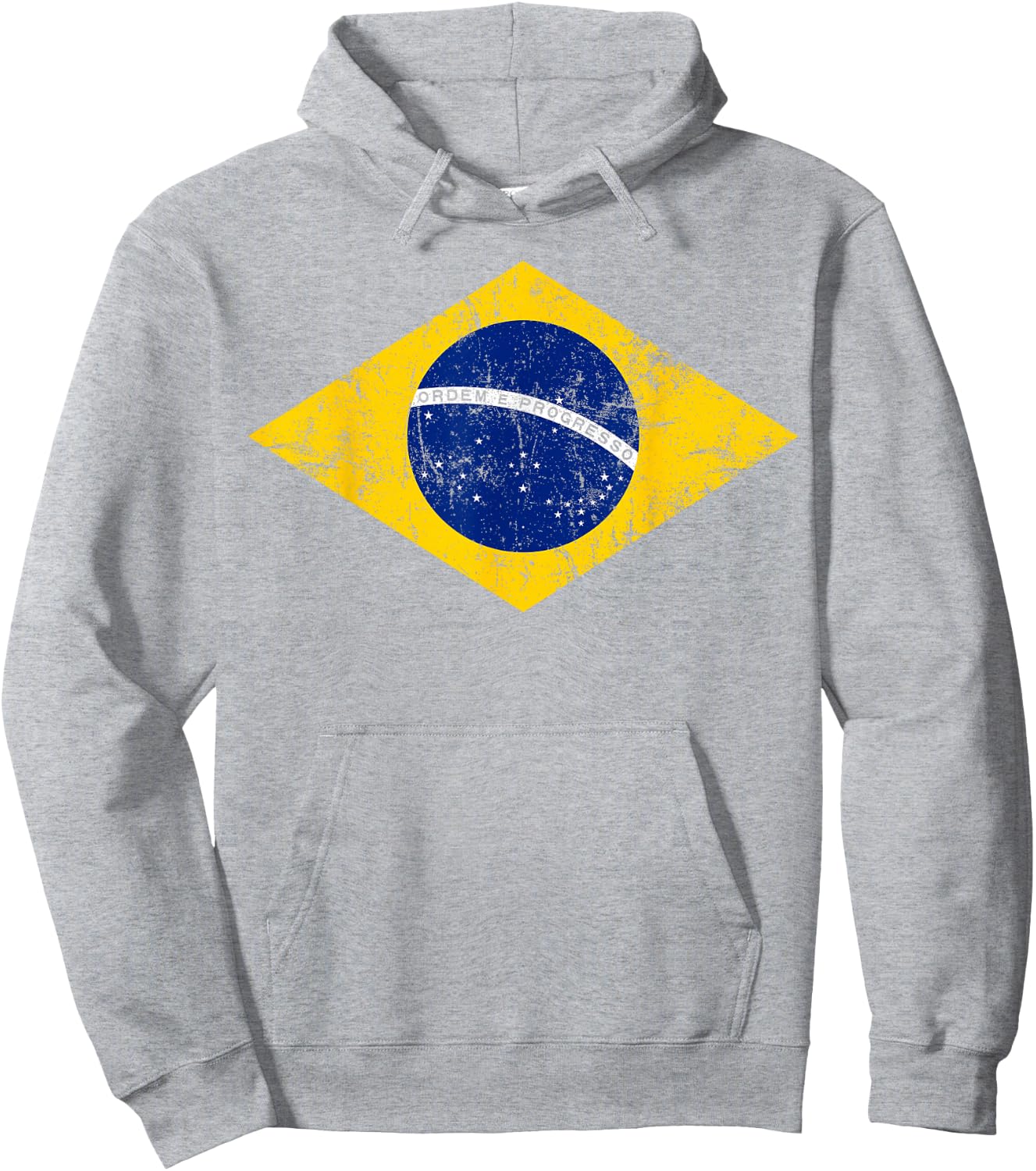 Brazil T Shirt Women Men Kids Brasil Brazilian Flag Green Hoodie - Hoodie | Ash