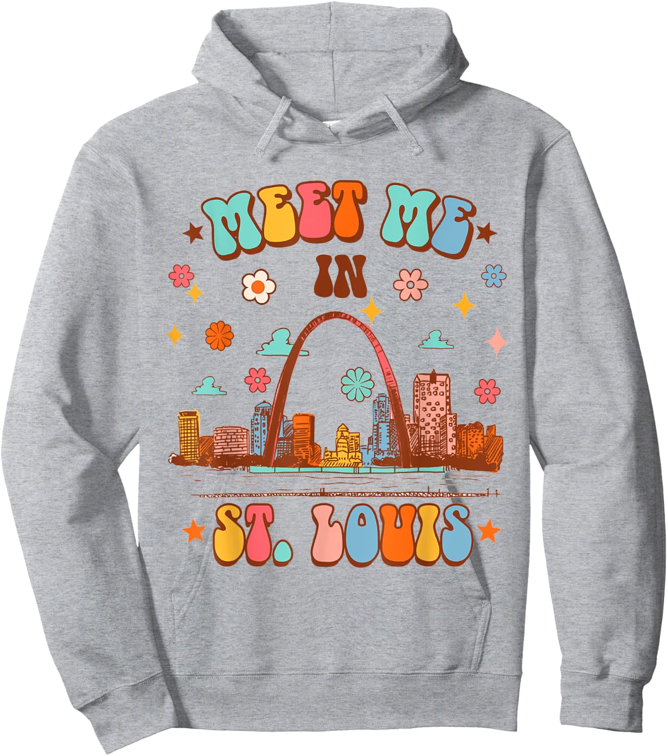 St. Louis Missouri Travel Traveling Meet Me In St. Louis Hoodie - Hoodie | Ash