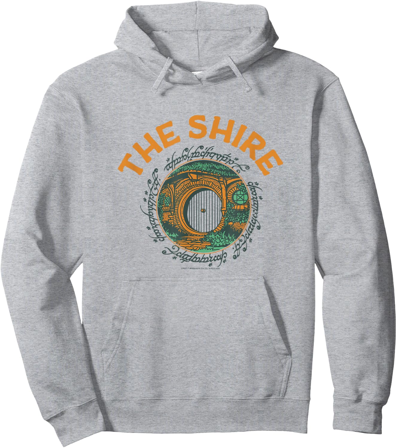 The Lord of the Rings The Shire Hobbit Hole Entrance Hoodie - Hoodie | Ash