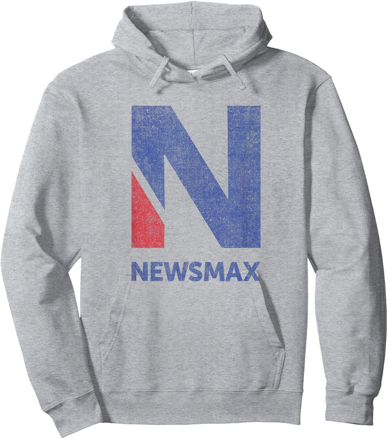 Newsmax - Health, Personal Finance, Faith And Freedom News Hoodie - Hoodie | Ash