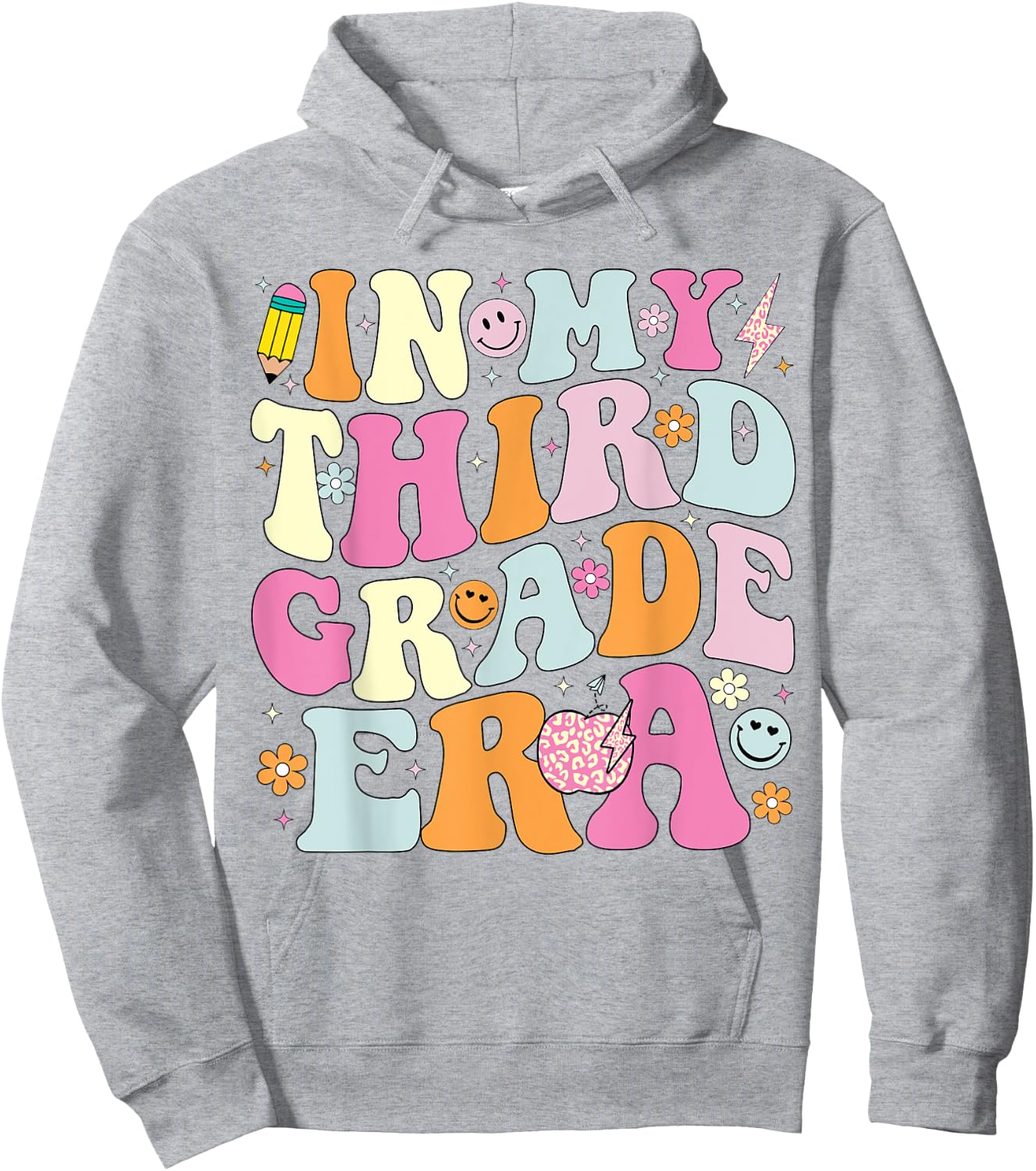 In My Third Grade Era 3rd Grade Era Teacher Back to School Hoodie - Hoodie | Ash