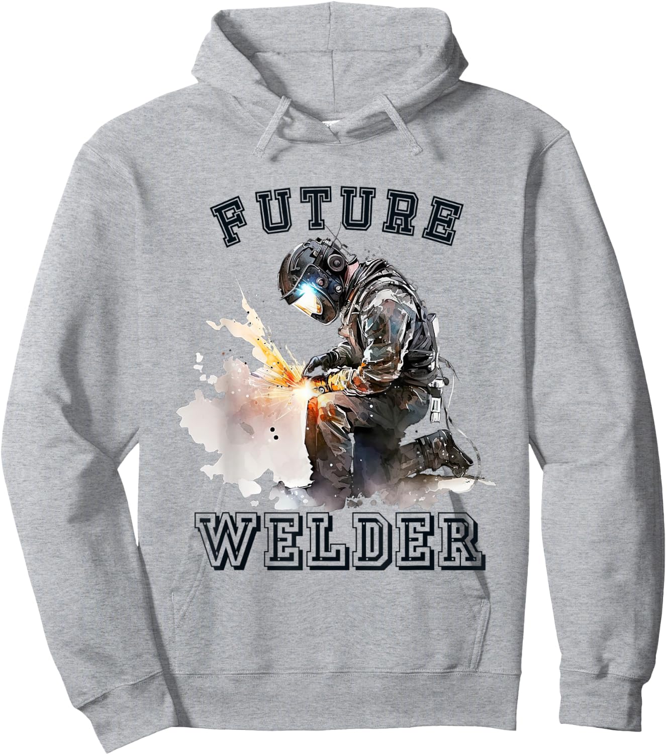 Future Welder Costume Welding Welder for Adults and Kids Hoodie - Hoodie | Ash