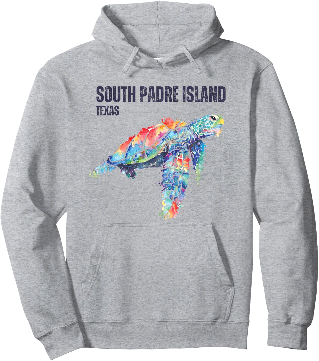 South Padre Island Texas South Padre Sea Turtle Hoodie - Hoodie | Ash