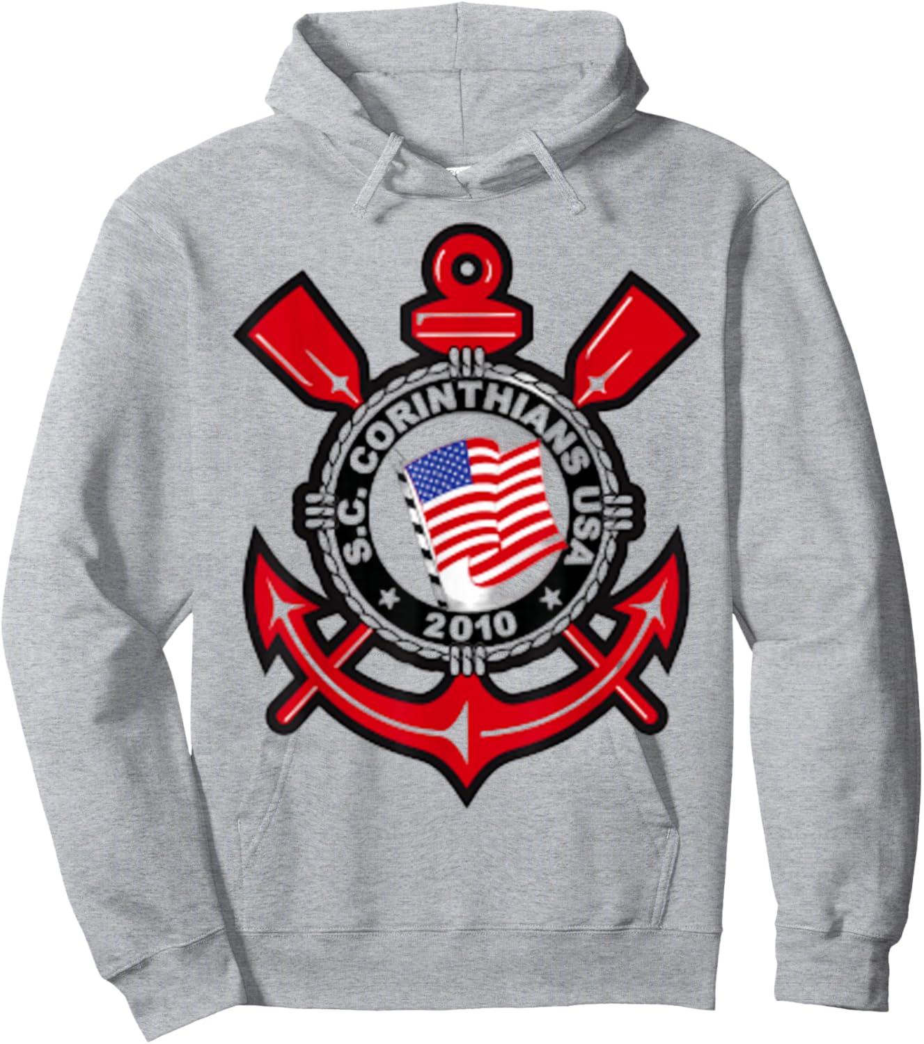 Camisa do coringa coritnhians de torcida gavioes Blusa Hoodie - Hoodie | Ash