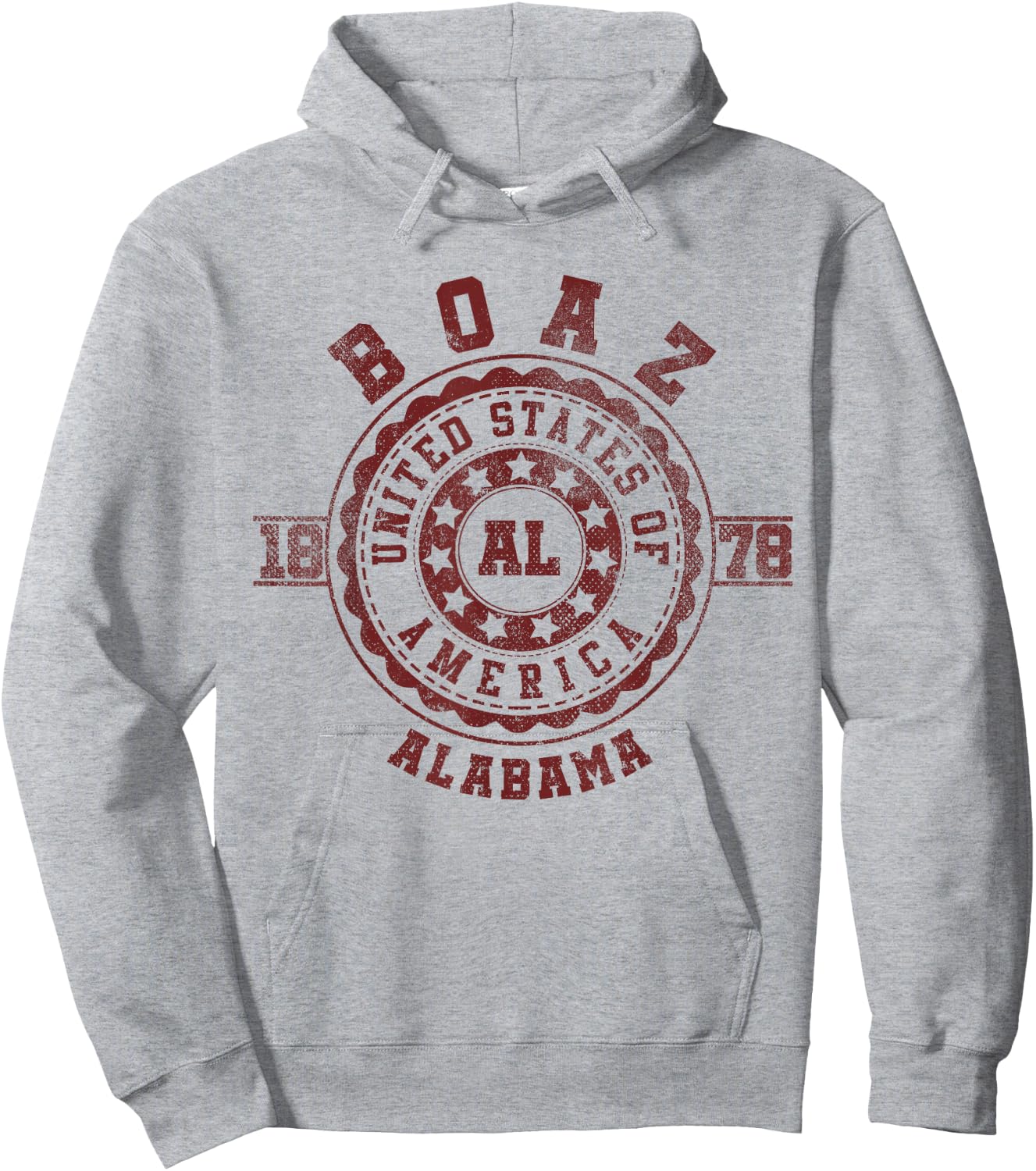 Boaz AL | Alabama Hoodie - Hoodie | Ash