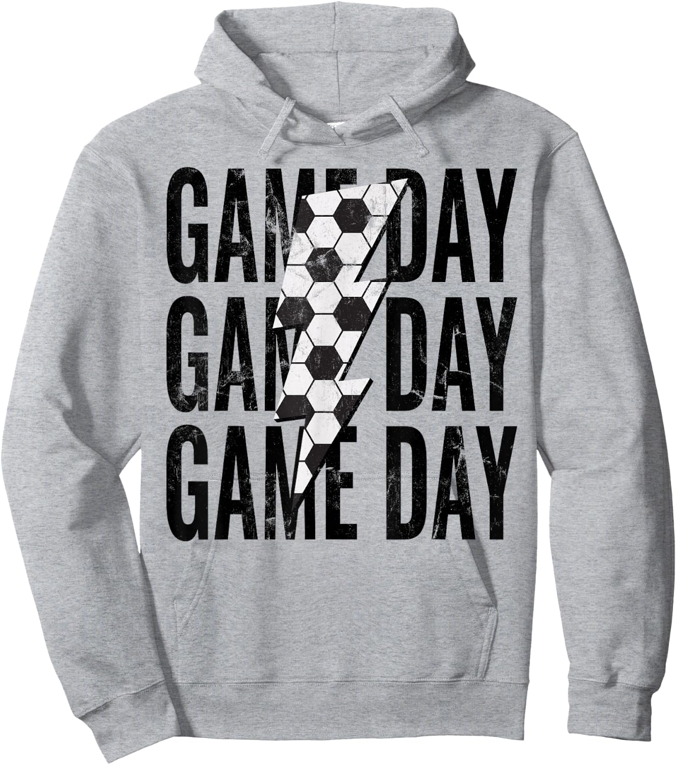Soccer Mom Leopard Game Day Mother's Day Hoodie - Hoodie | Ash