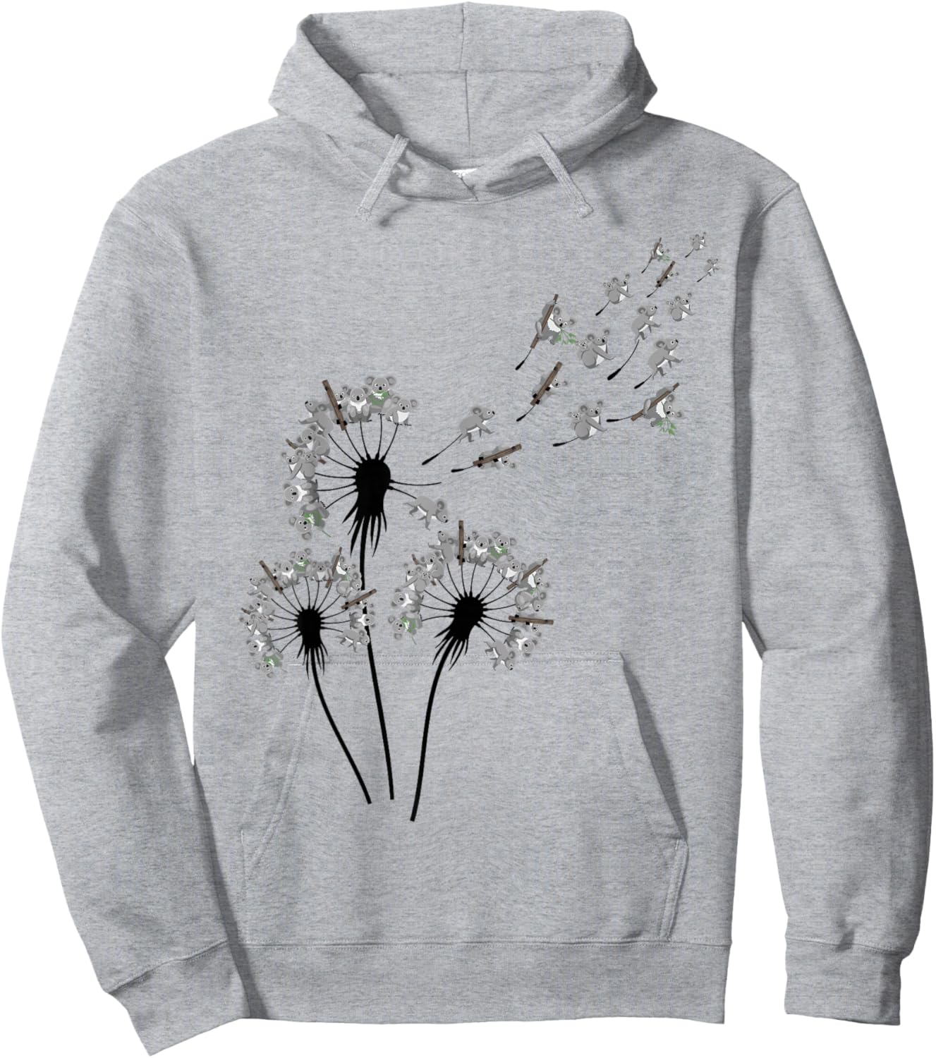Dandelion Koala Bears Stuff for Koala Lover | Koala Hoodie - Hoodie | Ash