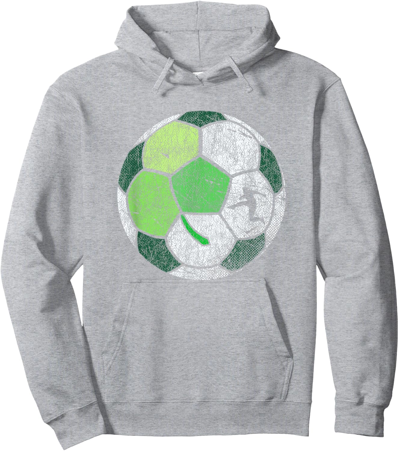 Soccer Shamrock Ball for Boys Men - St. Patrick's Day Hoodie - Hoodie | Ash