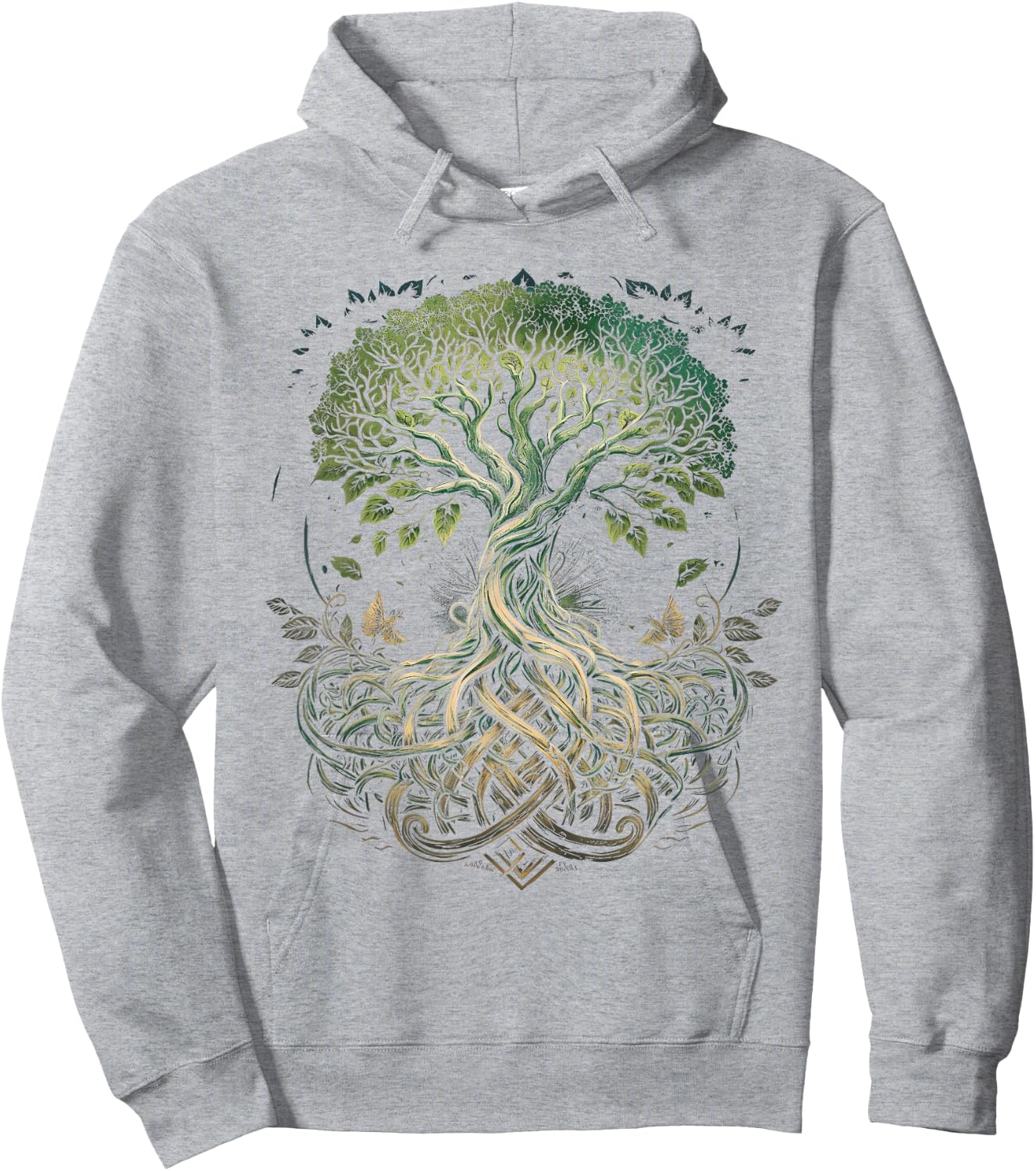 Tree of Life Yggdrasil Viking Midgard Thor Walhalla Hoodie - Hoodie | Ash