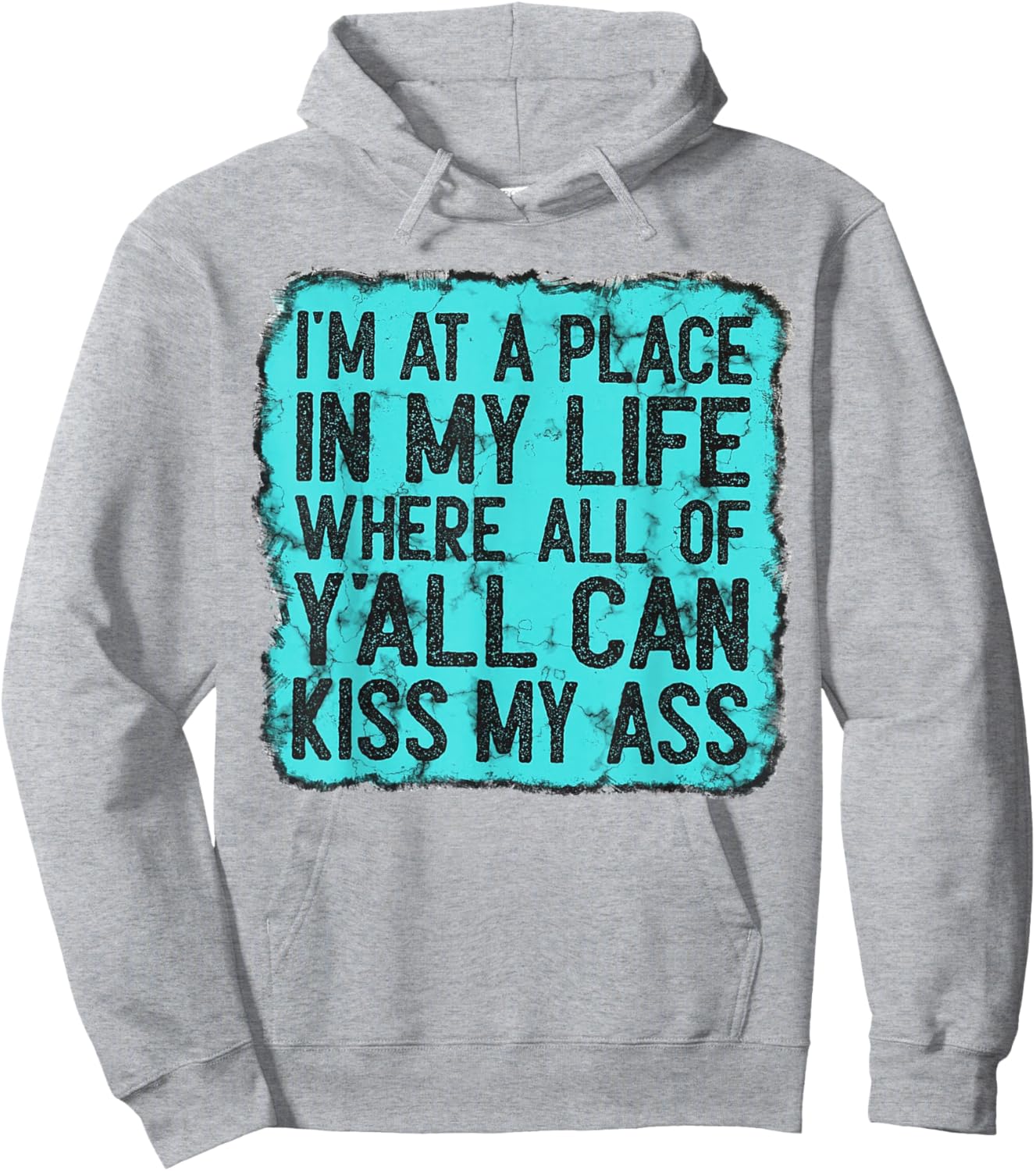 I'm At A Place In My Life Where All Of Y'all Can Kiss My Ass Hoodie - Hoodie | Ash