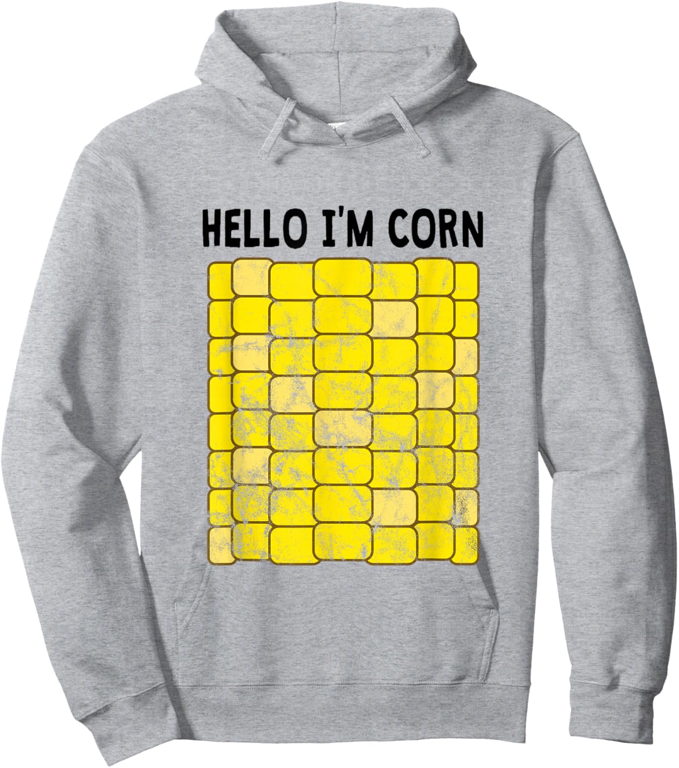 Corn Halloween Costume Funny Foodie Farmer Hoodie - Hoodie | Ash