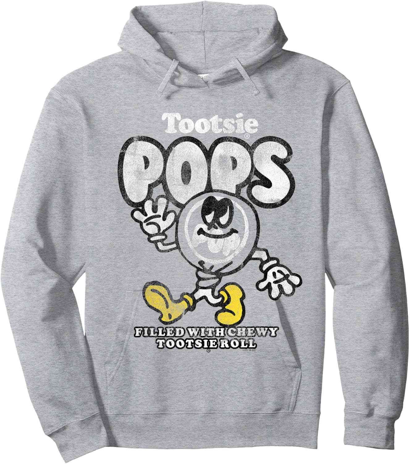 Tootsie Roll Walking Tootsie Pop Sucker Candy Hoodie - Hoodie | Ash