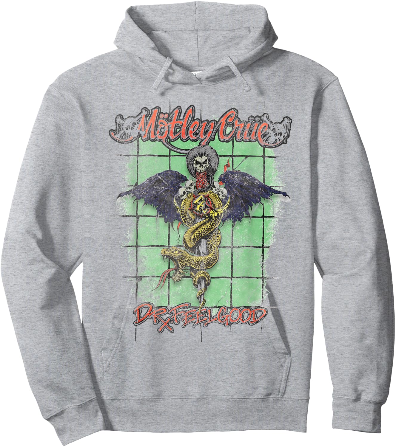 Mötley Crüe – Feel Good Redux Hoodie - Hoodie | Ash