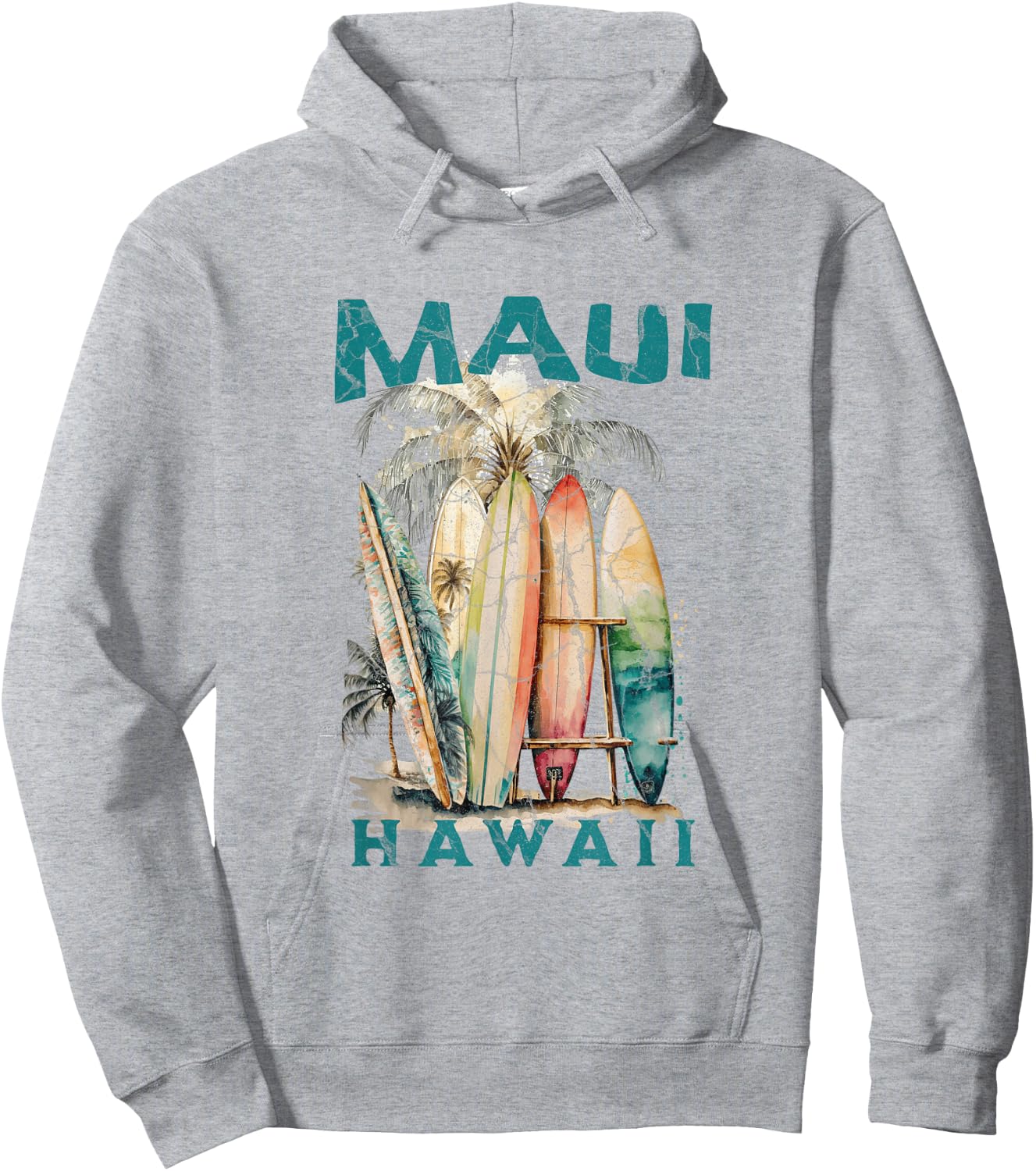 Maui Hawaii Hoodie - Hoodie | Ash