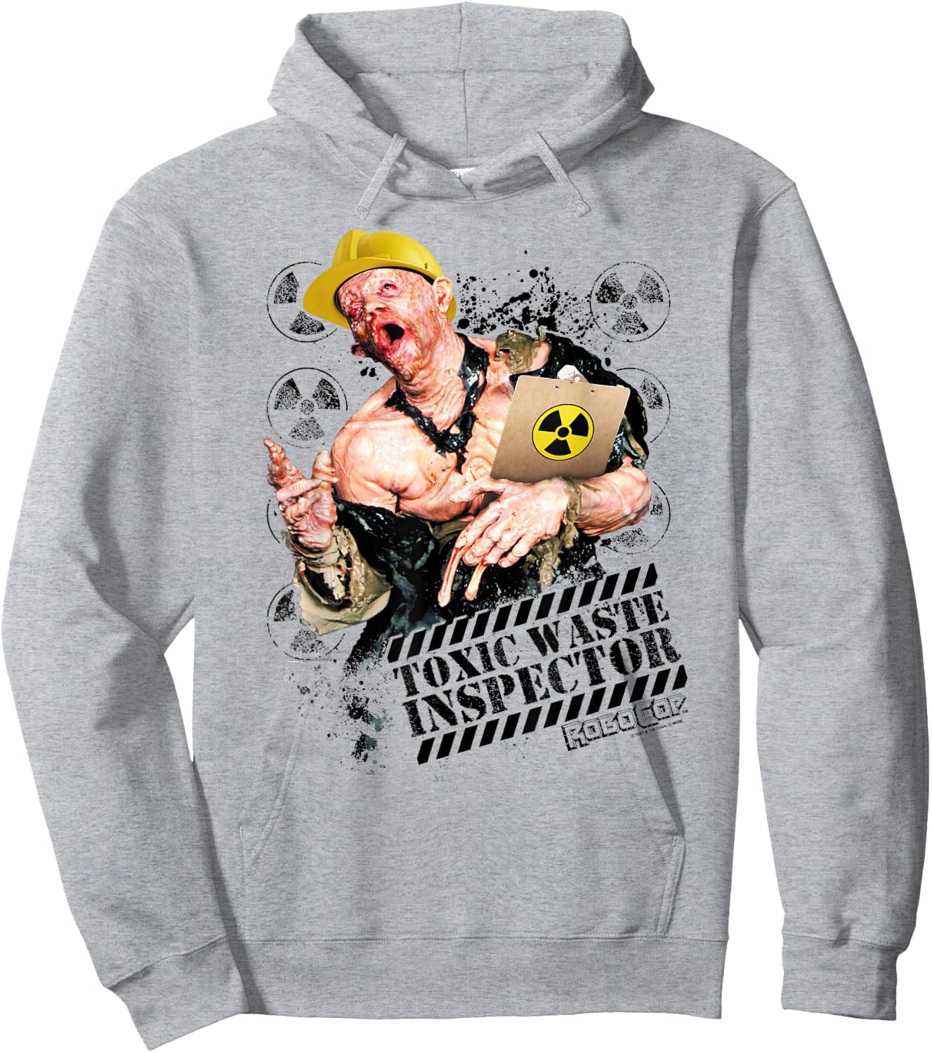 Robocop Toxic Waste Inspector Hoodie - Hoodie | Ash