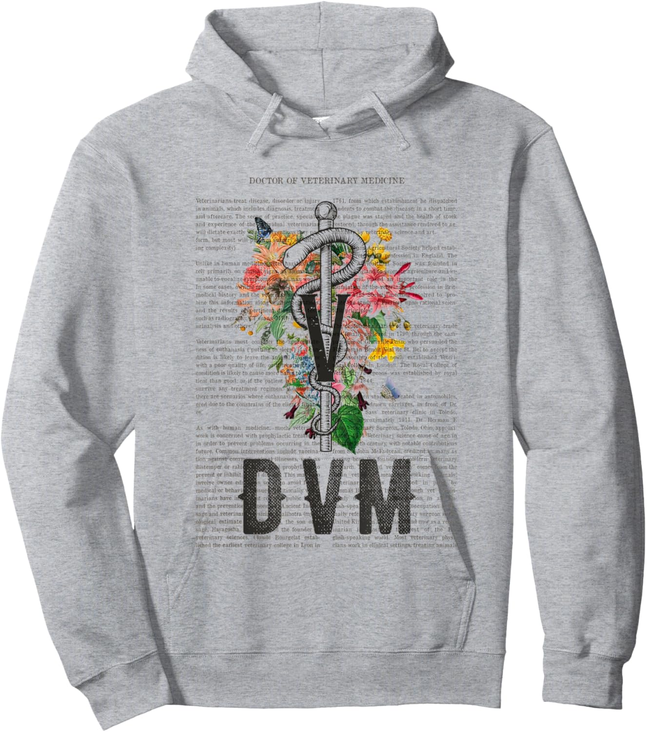Doctor of Veterinary Medicine DVM Veterinarian & Vet Tech Hoodie - Hoodie | Ash