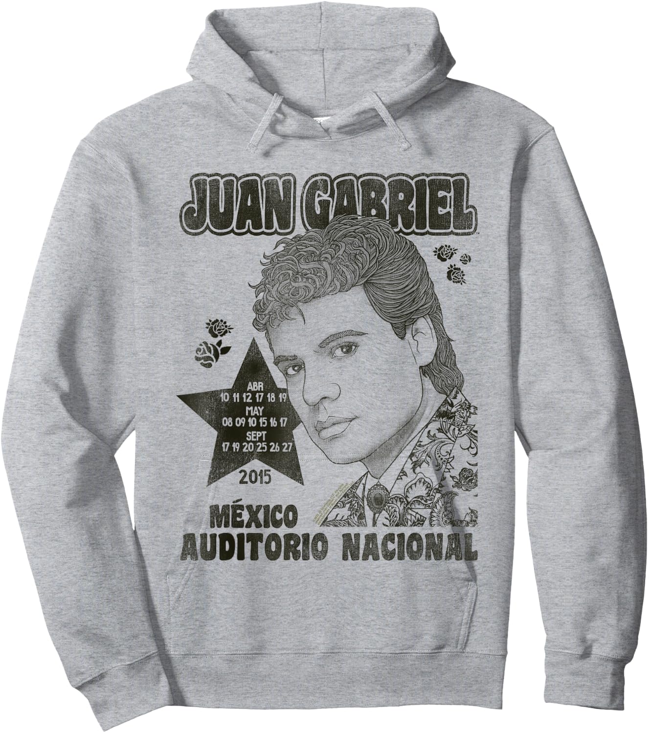 Juan Gabriel Auditorio Nacional 2015 Hoodie - Hoodie | Ash