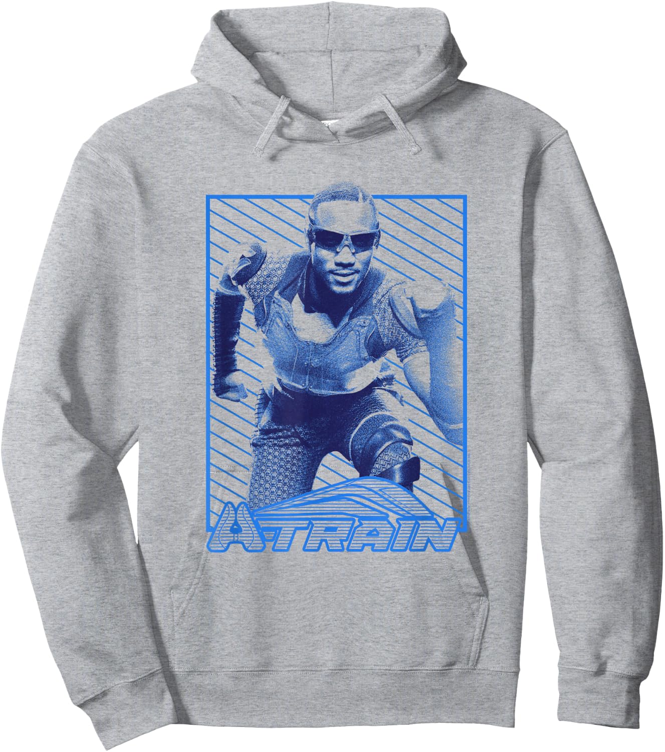 The Boys A-Train Supe Character Pose Hoodie - Hoodie | Ash