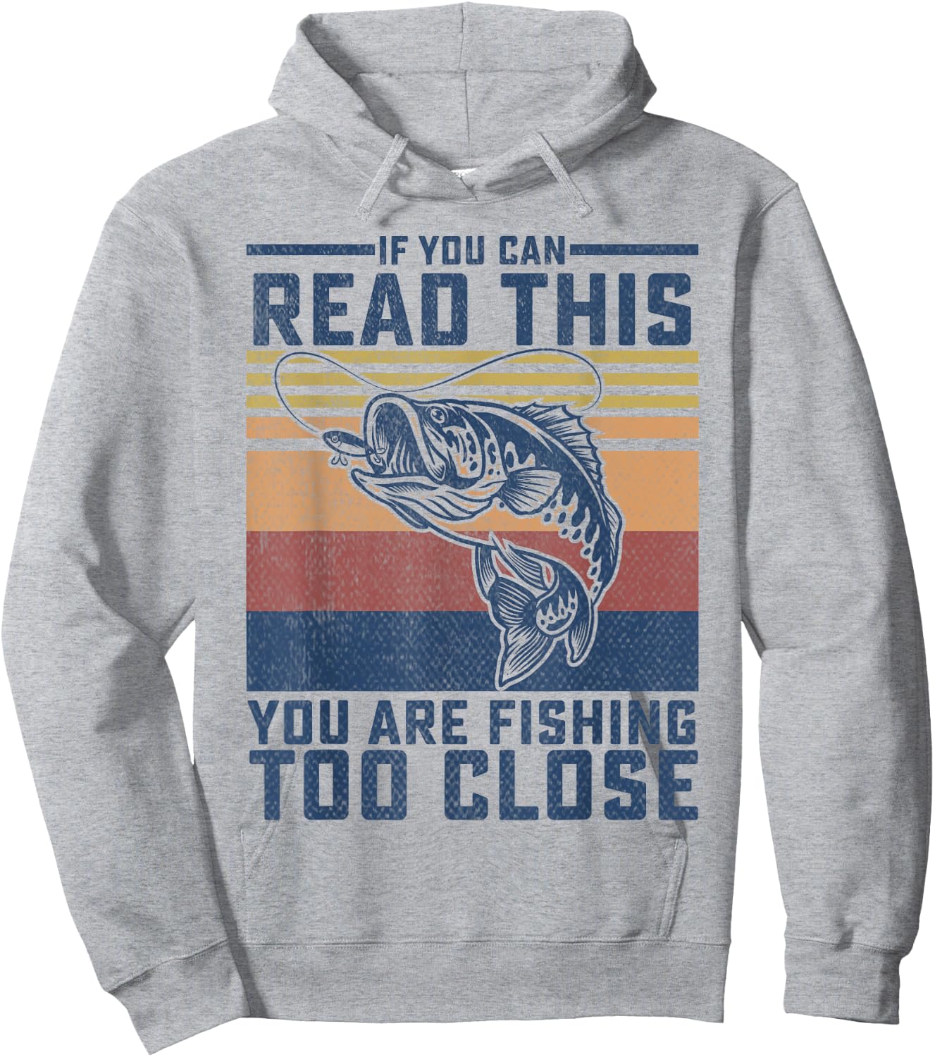 Funny Fishing Bass Fish Fisherman Gifts for Boys Kids Men Hoodie - Hoodie | Ash