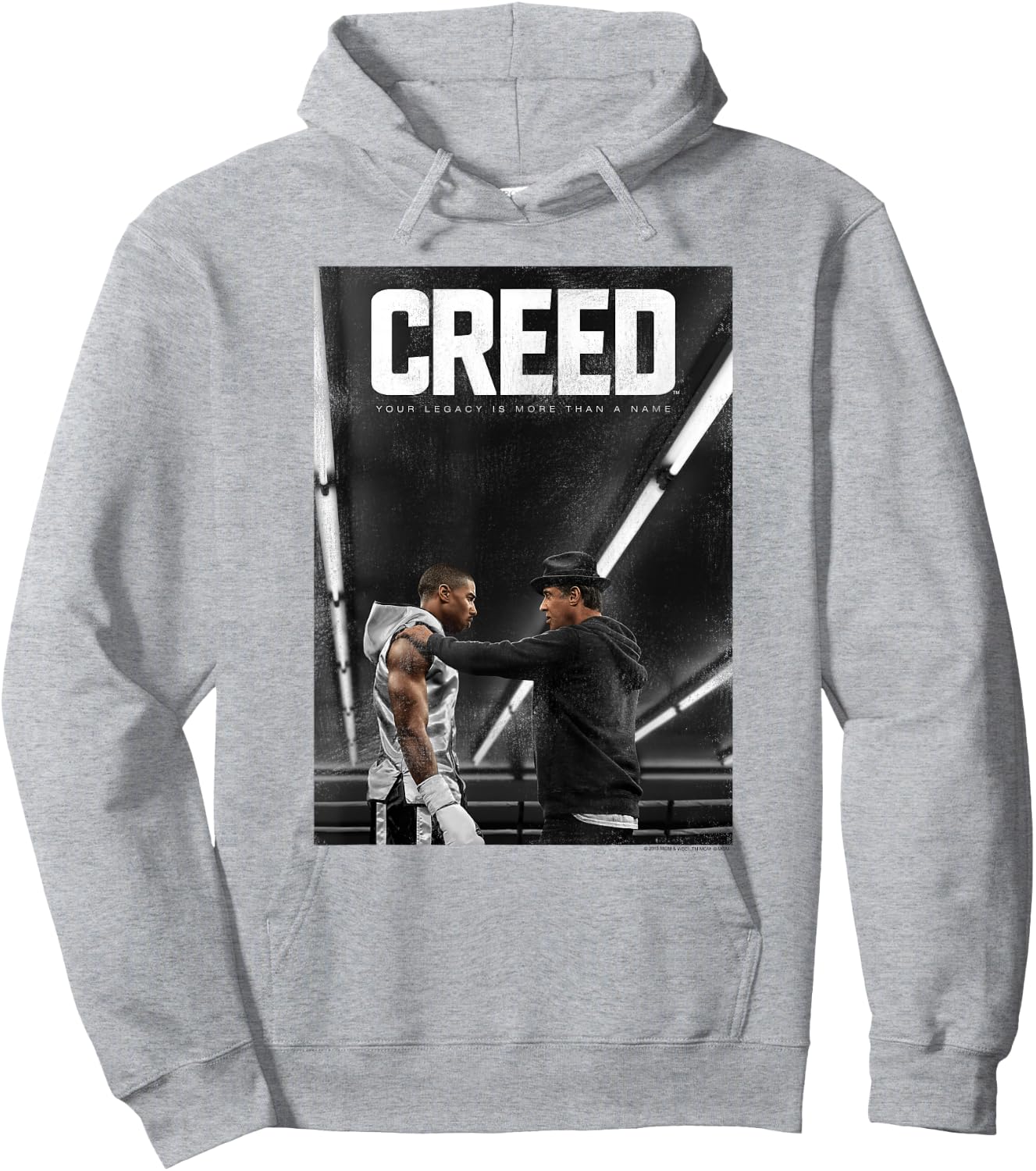 CREED Creed Poster Adult White Small Classic Fit Short Sleeve Hoodie - Hoodie | Ash