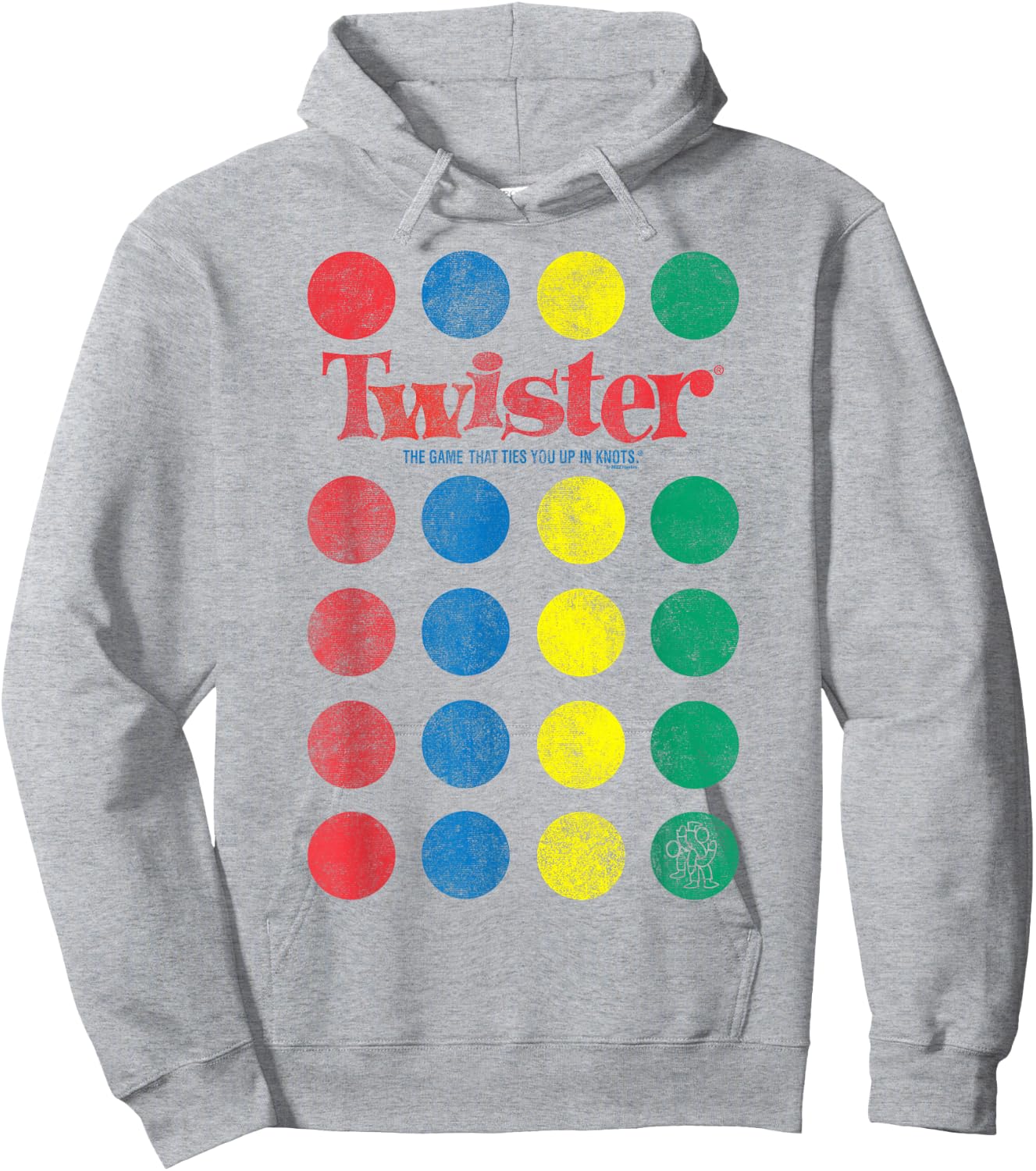 Twister Unfold The Mat The Game That Ties You Up In Knots Hoodie - Hoodie | Ash