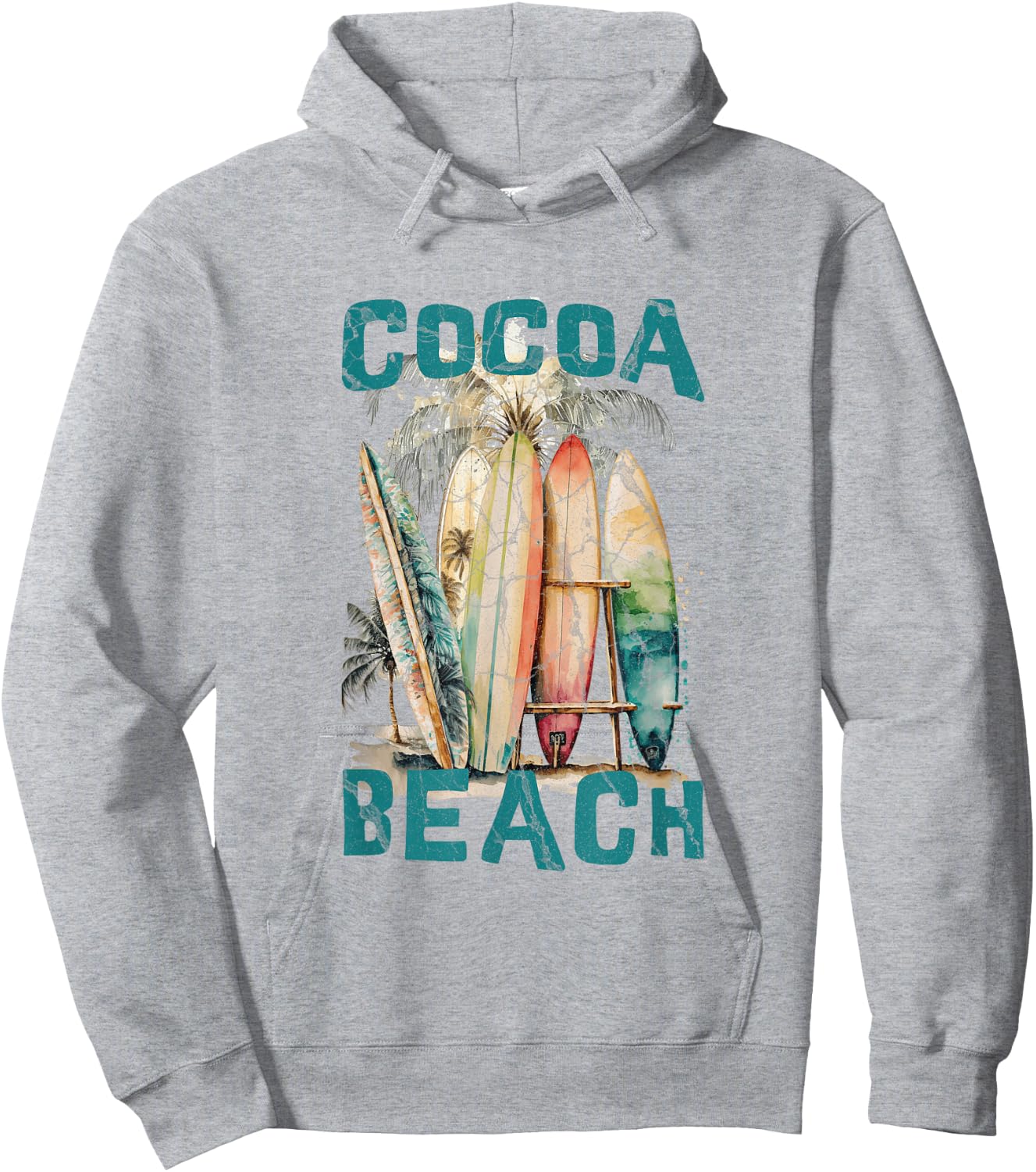 Cocoa Beach Florida Hoodie - Hoodie | Ash
