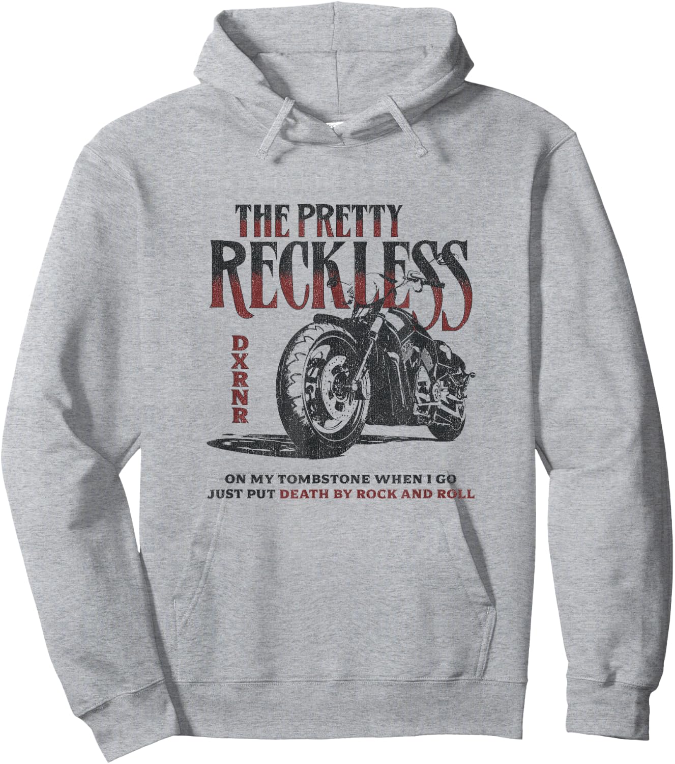 The Pretty Reckless - Motorcycle Hoodie - Hoodie | Ash