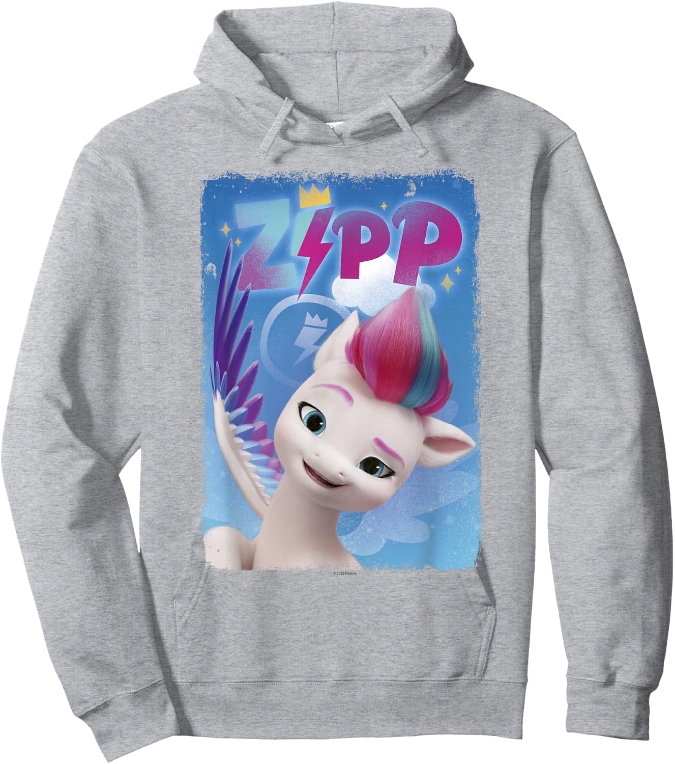 My Little Pony: A New Generation Zipp Storm Poster Hoodie - Hoodie | Ash