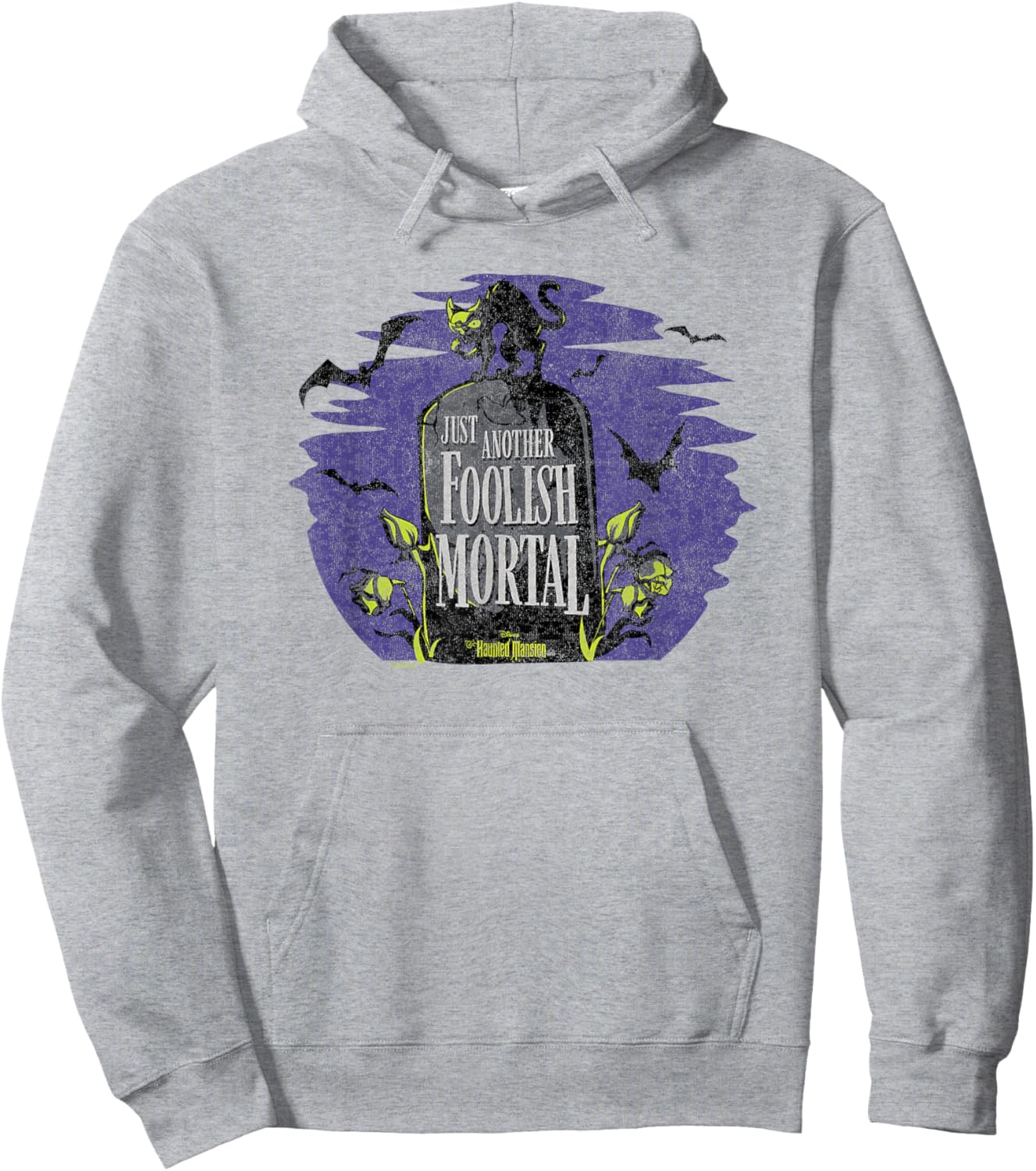 Haunted Mansion Parks Attraction - Another Foolish Mortal Hoodie - Hoodie | Ash